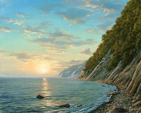 Mountain River Sunset - Image 4