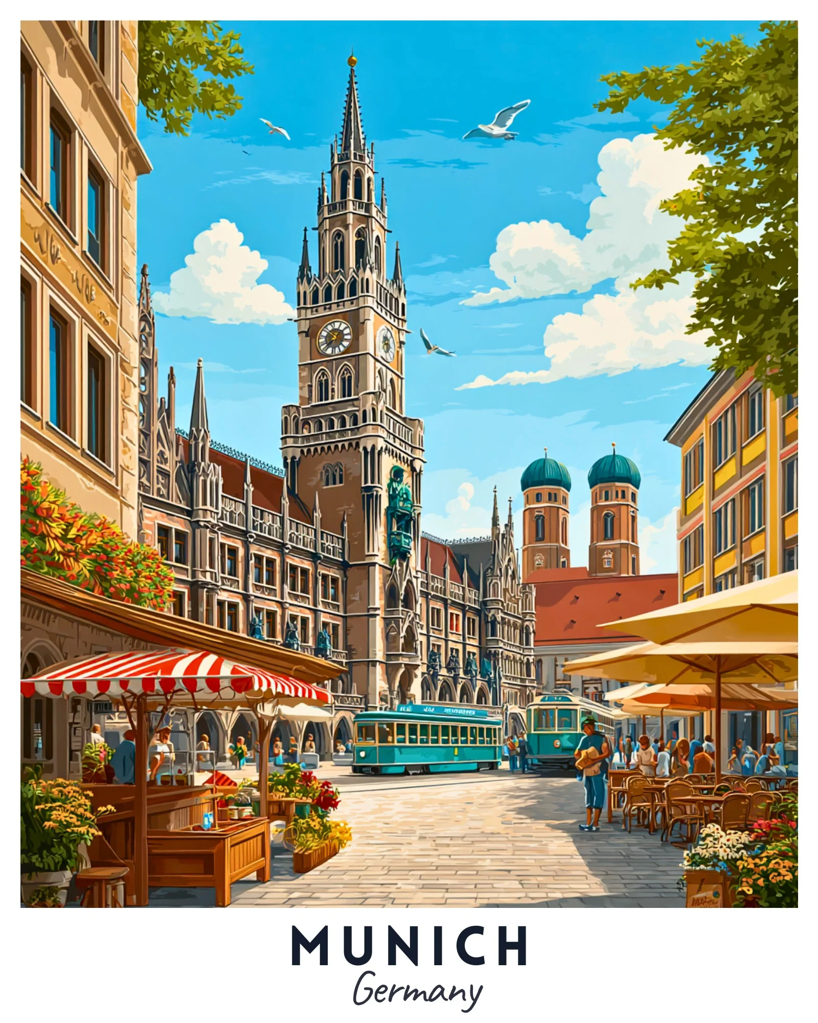 Munich - Travel Poster - Image 4