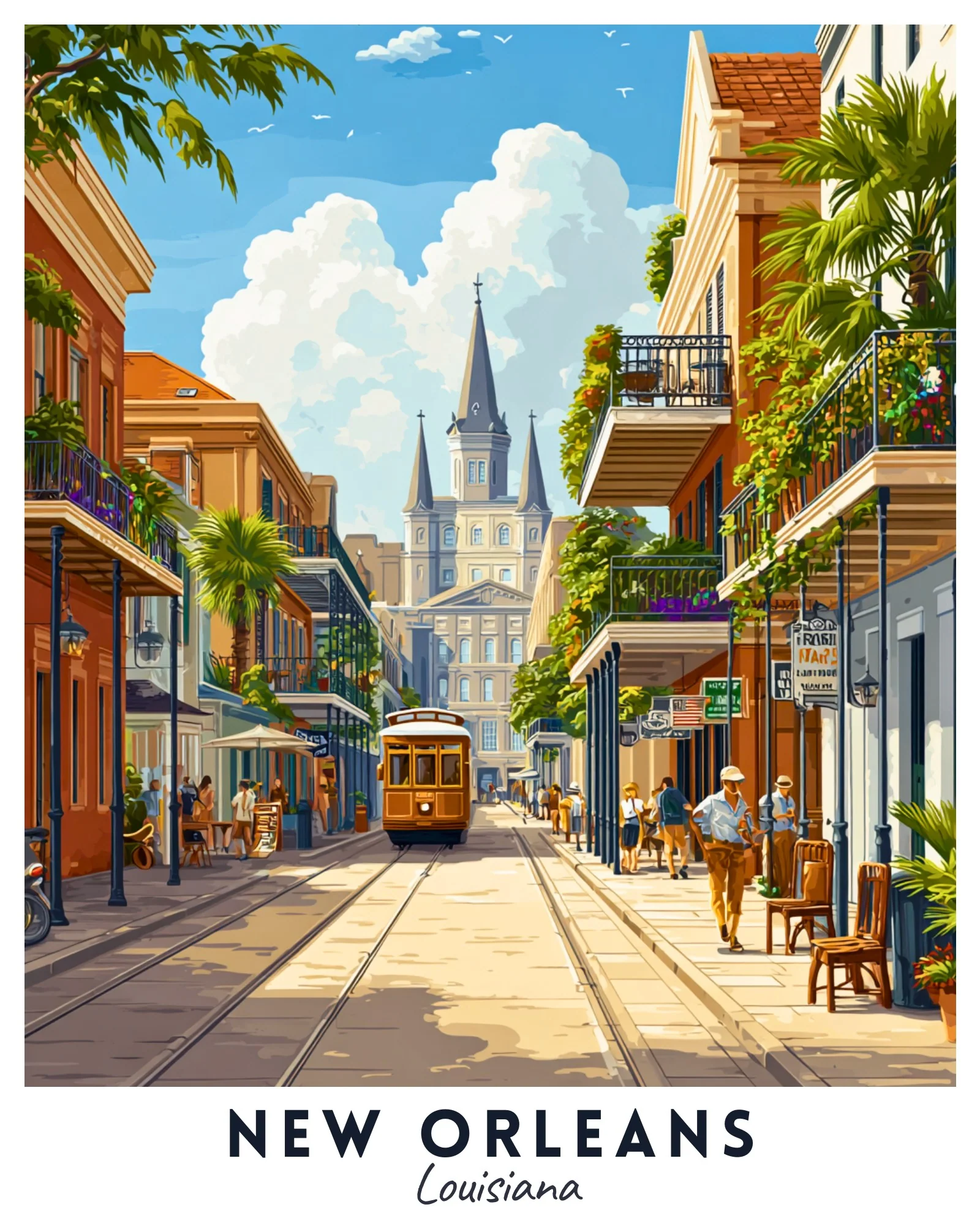 New Orleans - Travel Poster - Image 4