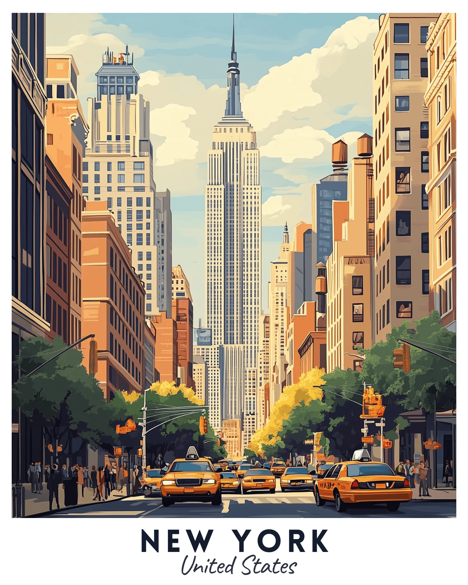 New York Travel Poster - Image 2