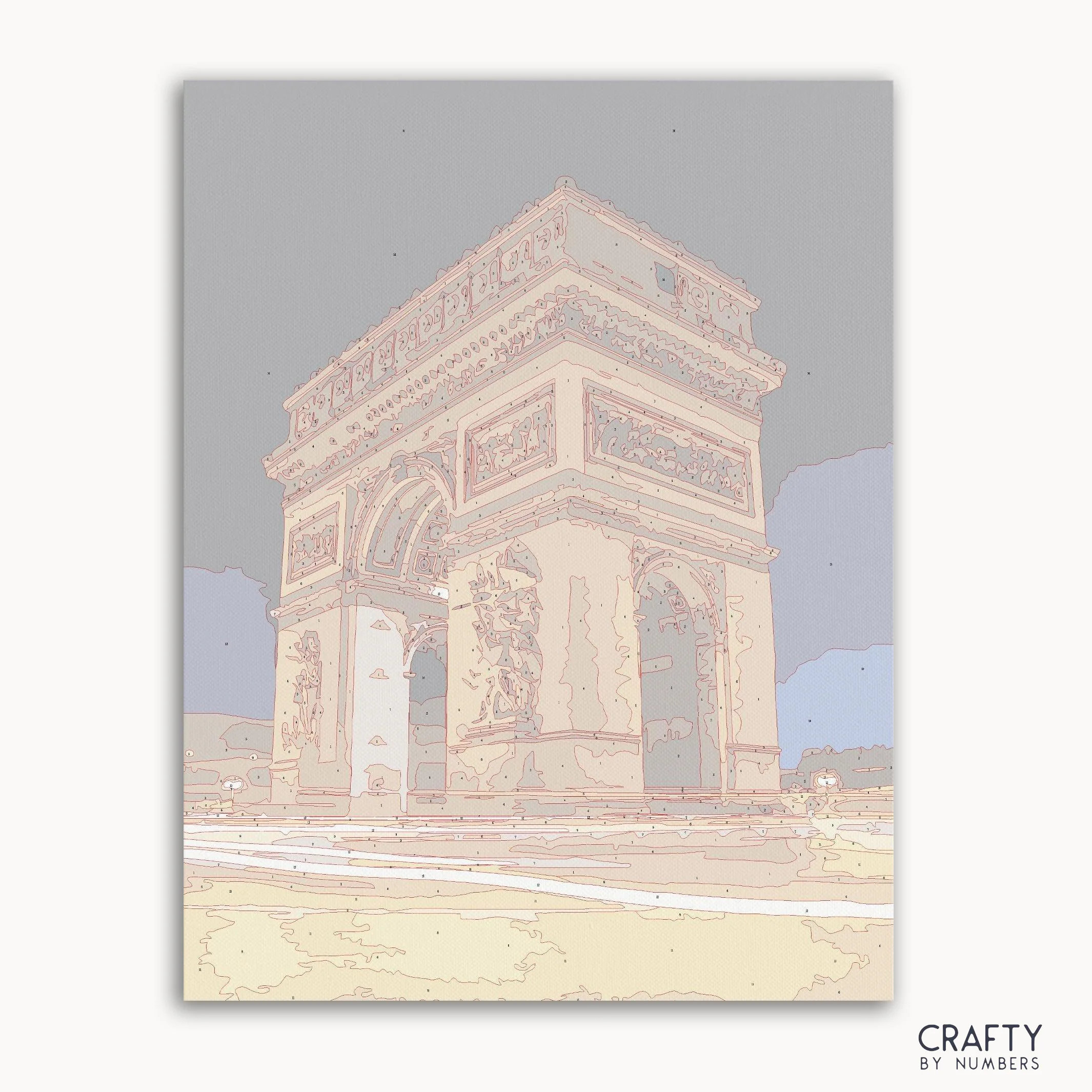 Night View Of Arc De Triomphe - Image 2