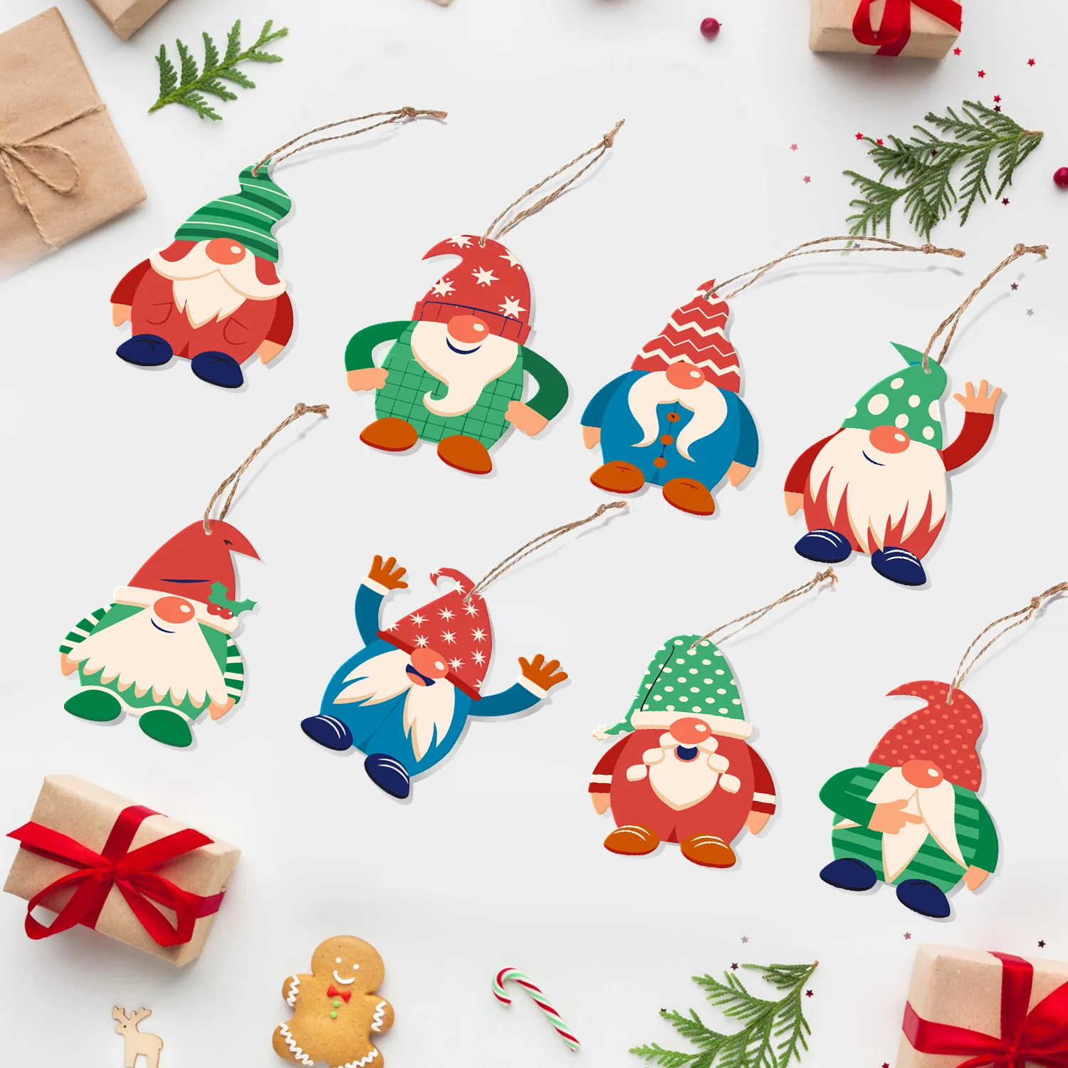 Nordic Gnome Magic – Large Christmas Ornaments - Image 6
