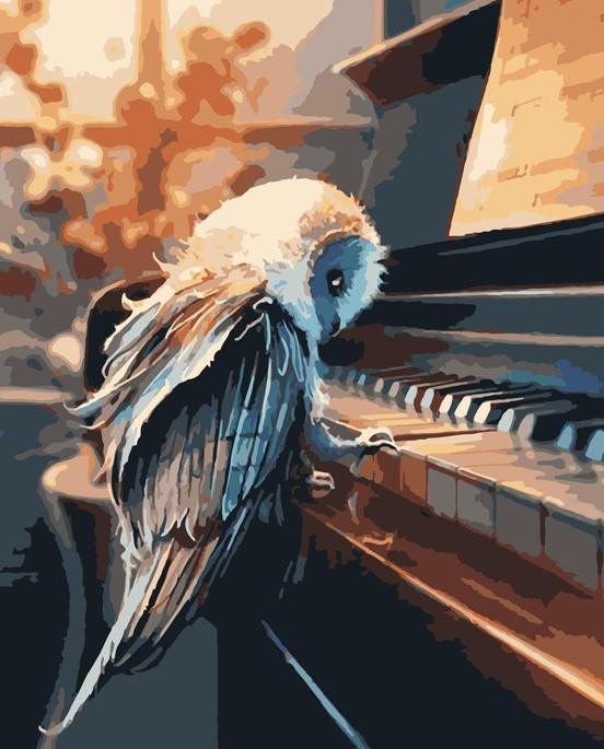 Owl Playing Piano - Image 4
