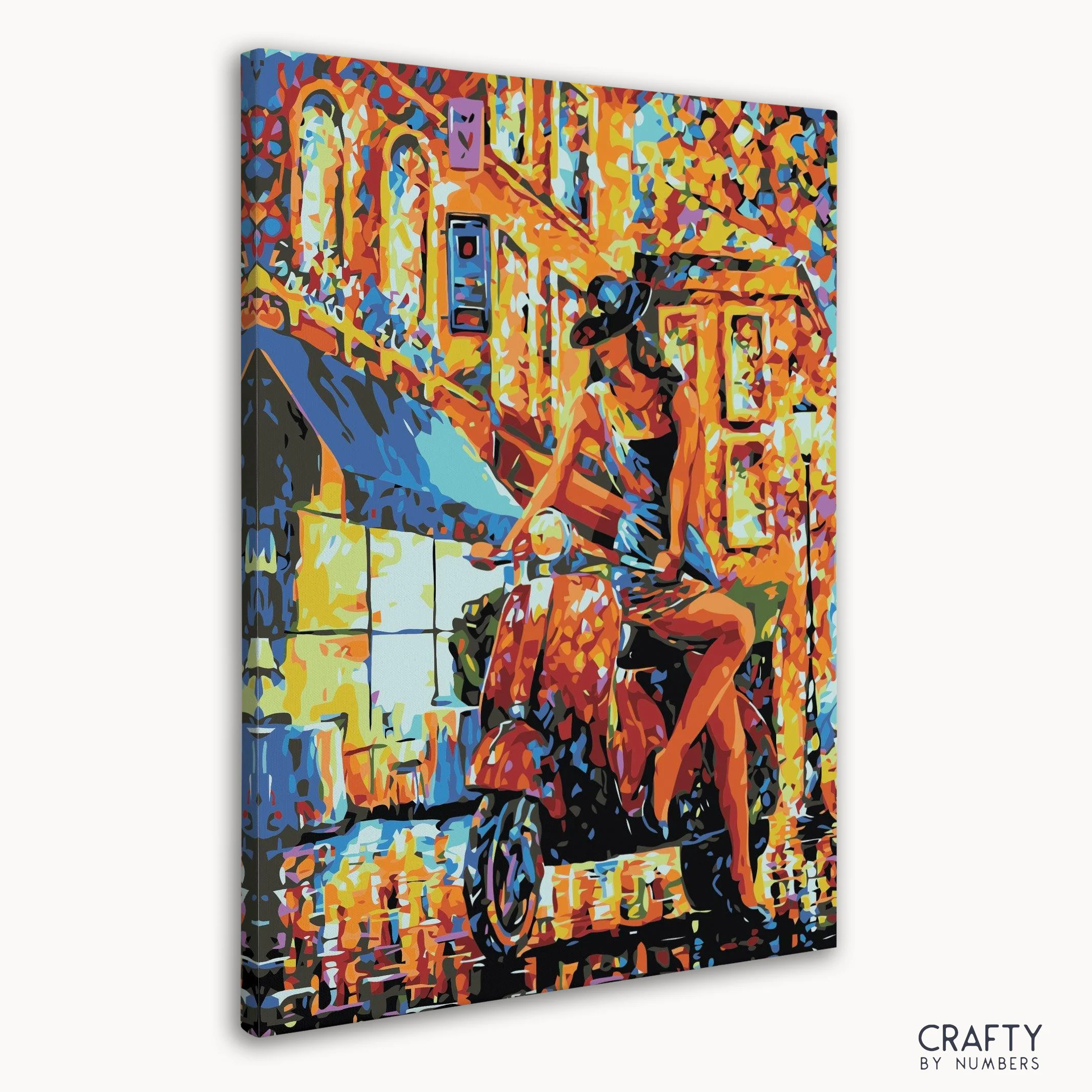 Painting Of Scoter Women In Italy - Image 3