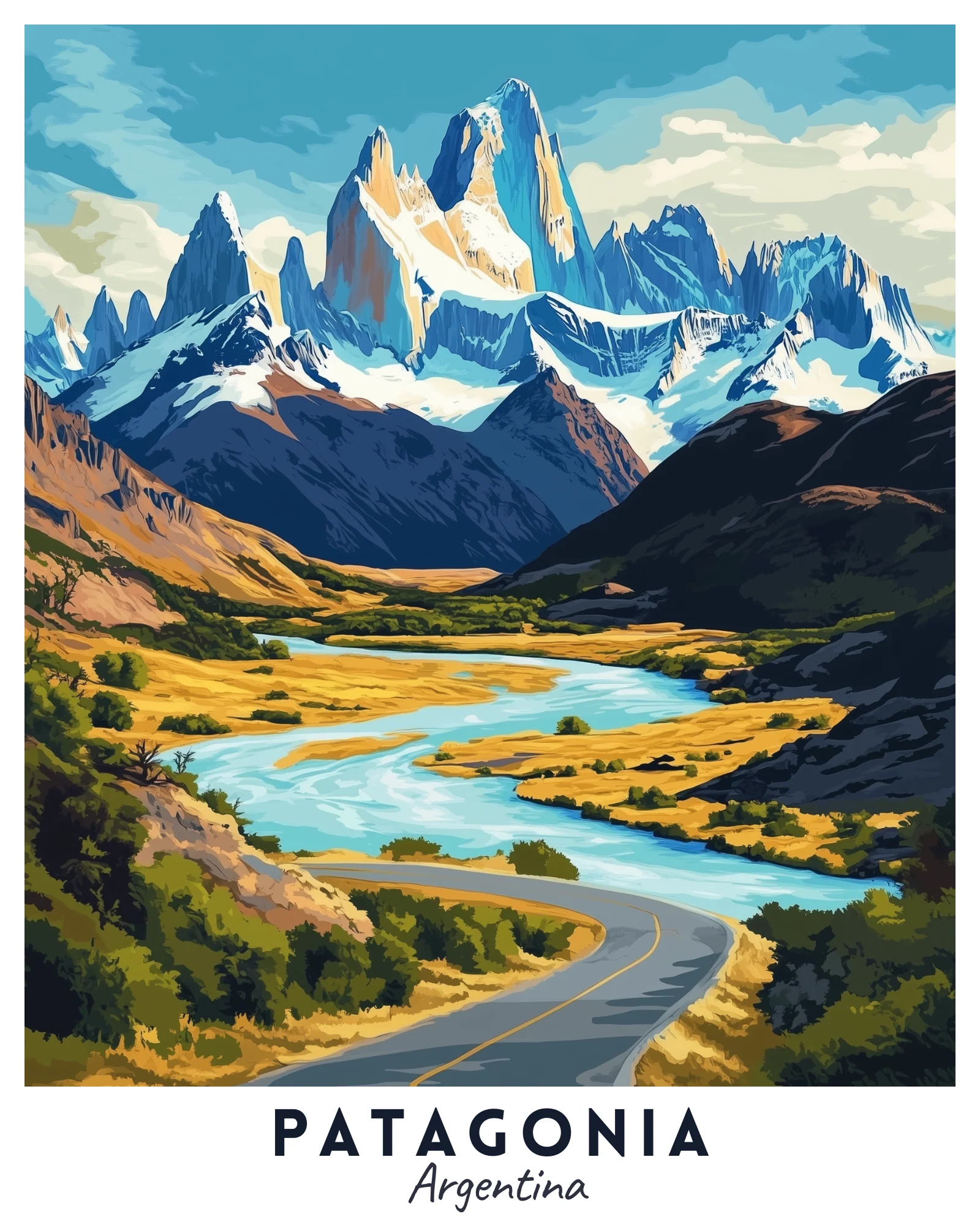 Patagonia Travel Poster - Image 3