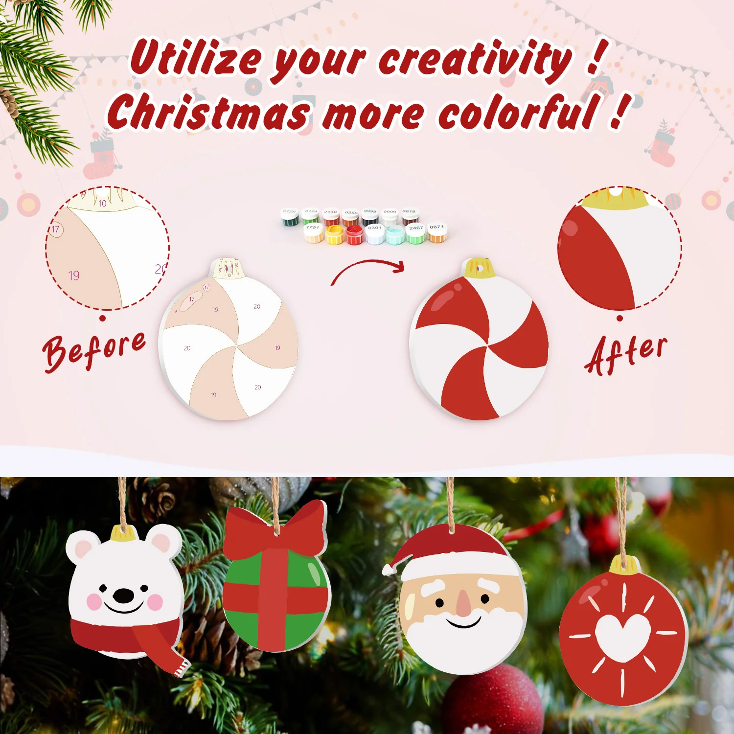 Polar Cheer Collection – Christmas Ornaments - Image 5
