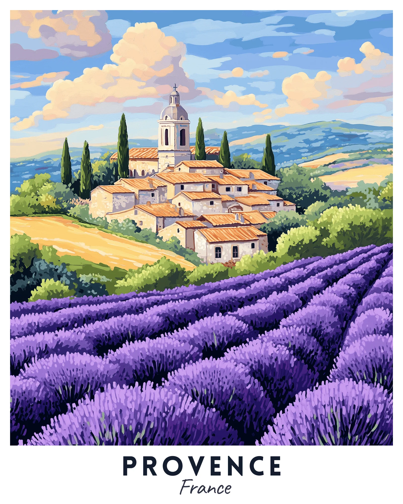 Provence Travel Poster - Image 2