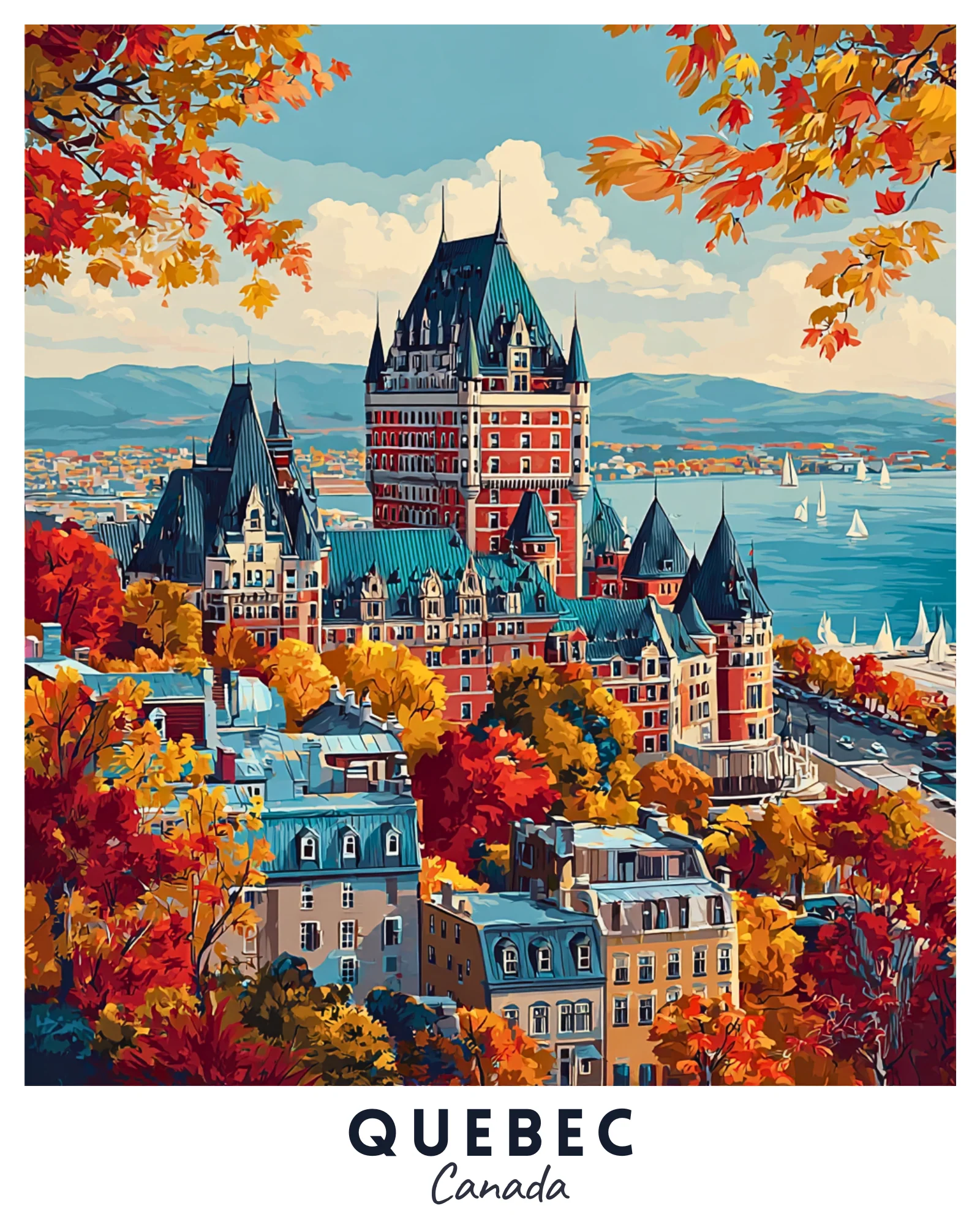 Quebec Travel Poster - Image 4