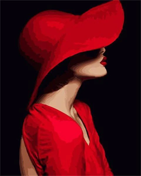 Red Hat Lady Paint - Image 4