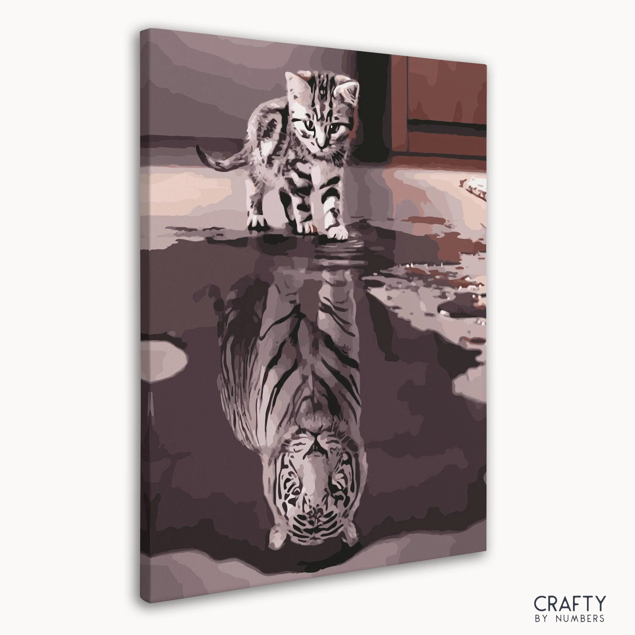 Cat & Tiger Reflection - Image 3