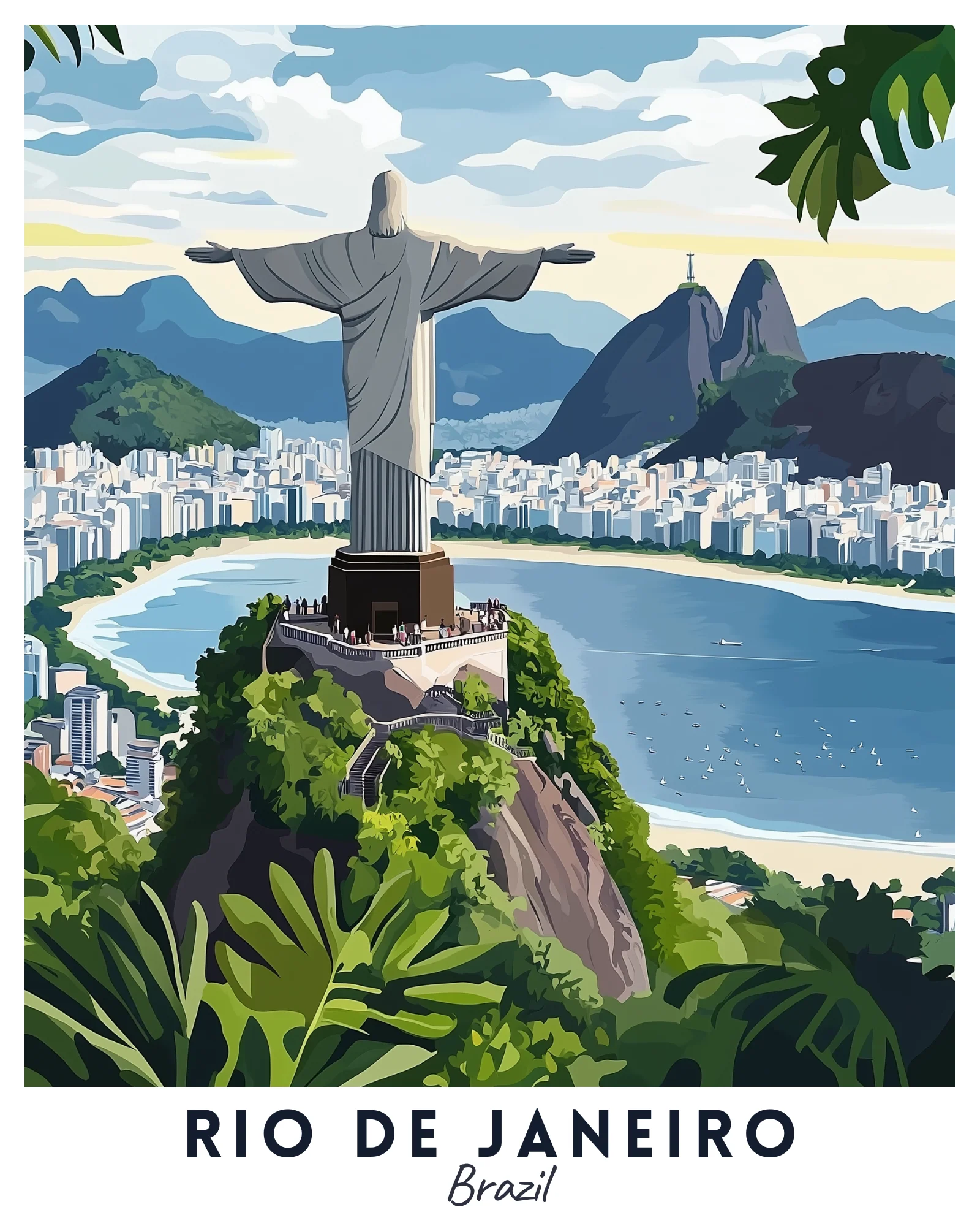 Rio De Janeiro Travel Poster - Image 3