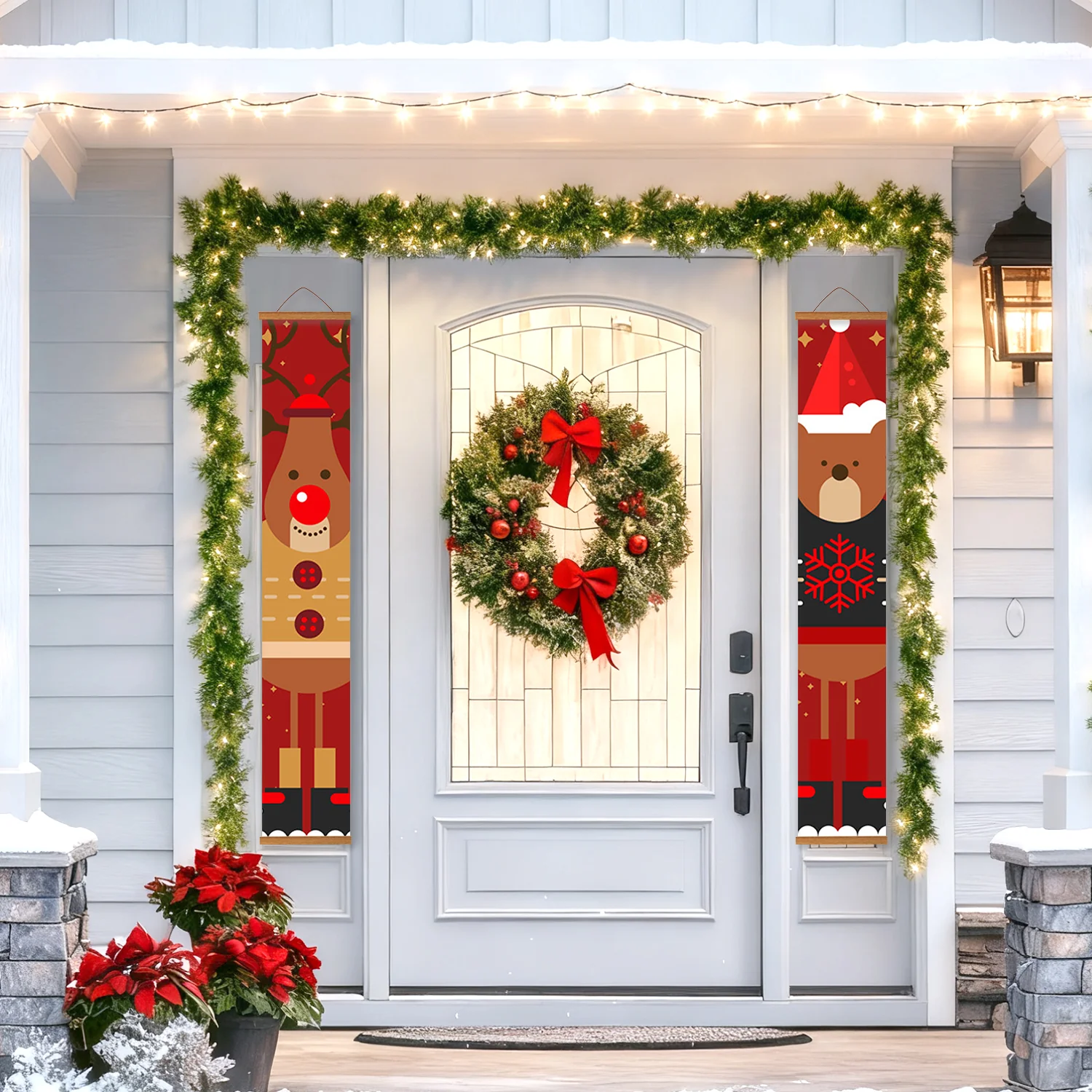 Rudolph & Cozy Bear – Porch Sign - Image 15