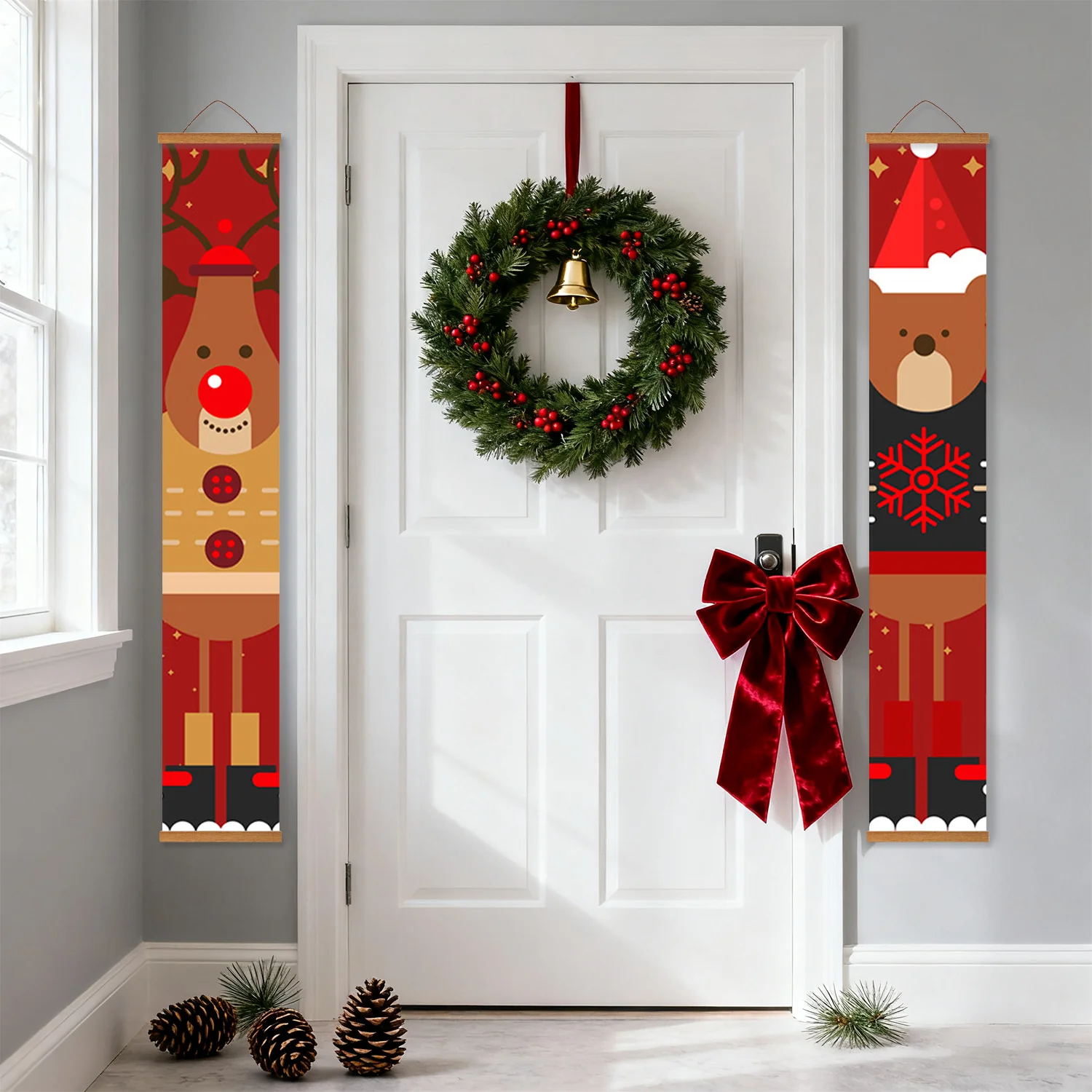 Rudolph & Cozy Bear – Porch Sign - Image 16
