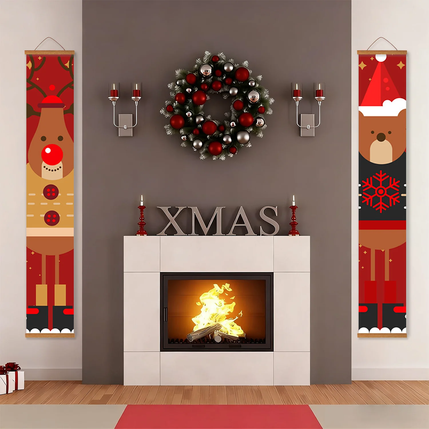 Rudolph & Cozy Bear – Porch Sign - Image 17