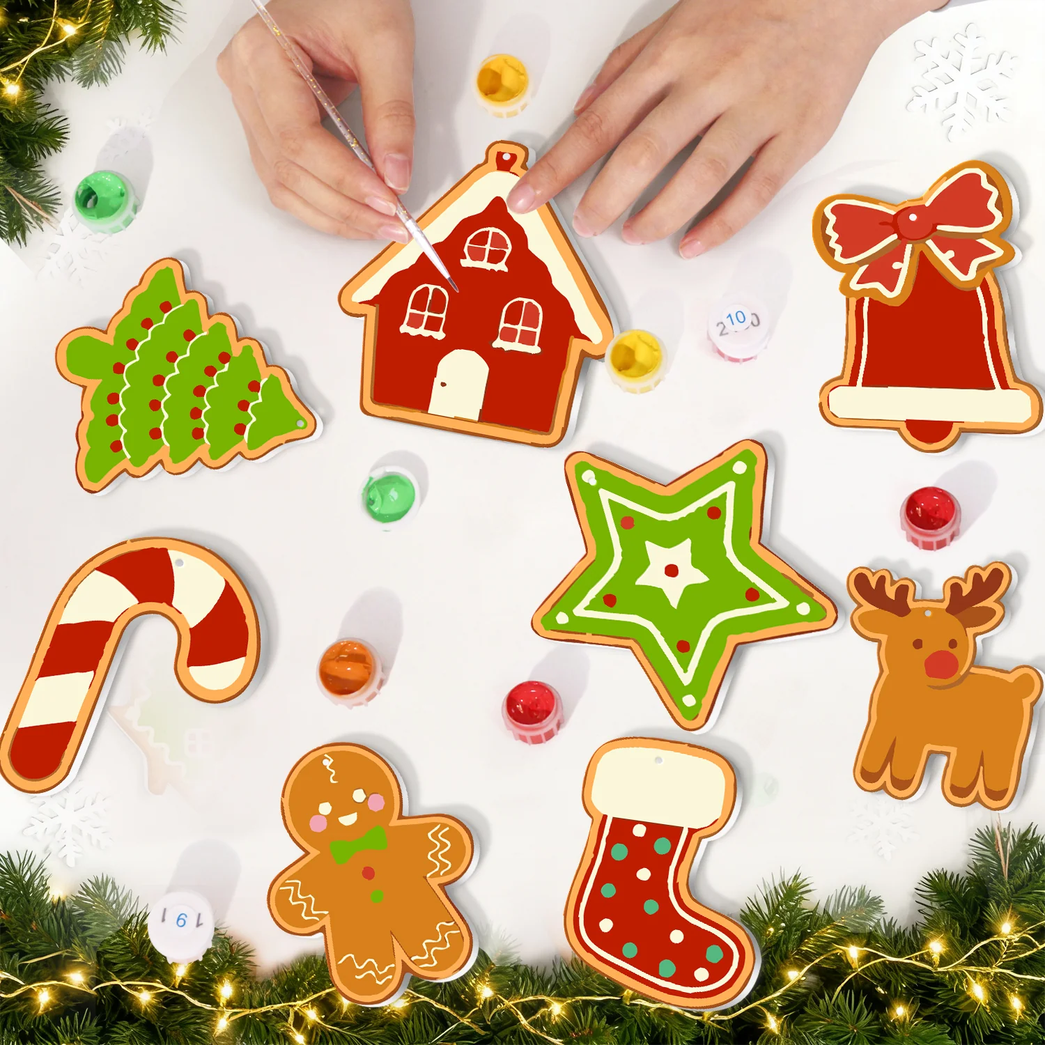Rudolph’s Bakery Set – Large Christmas Ornaments - Image 8