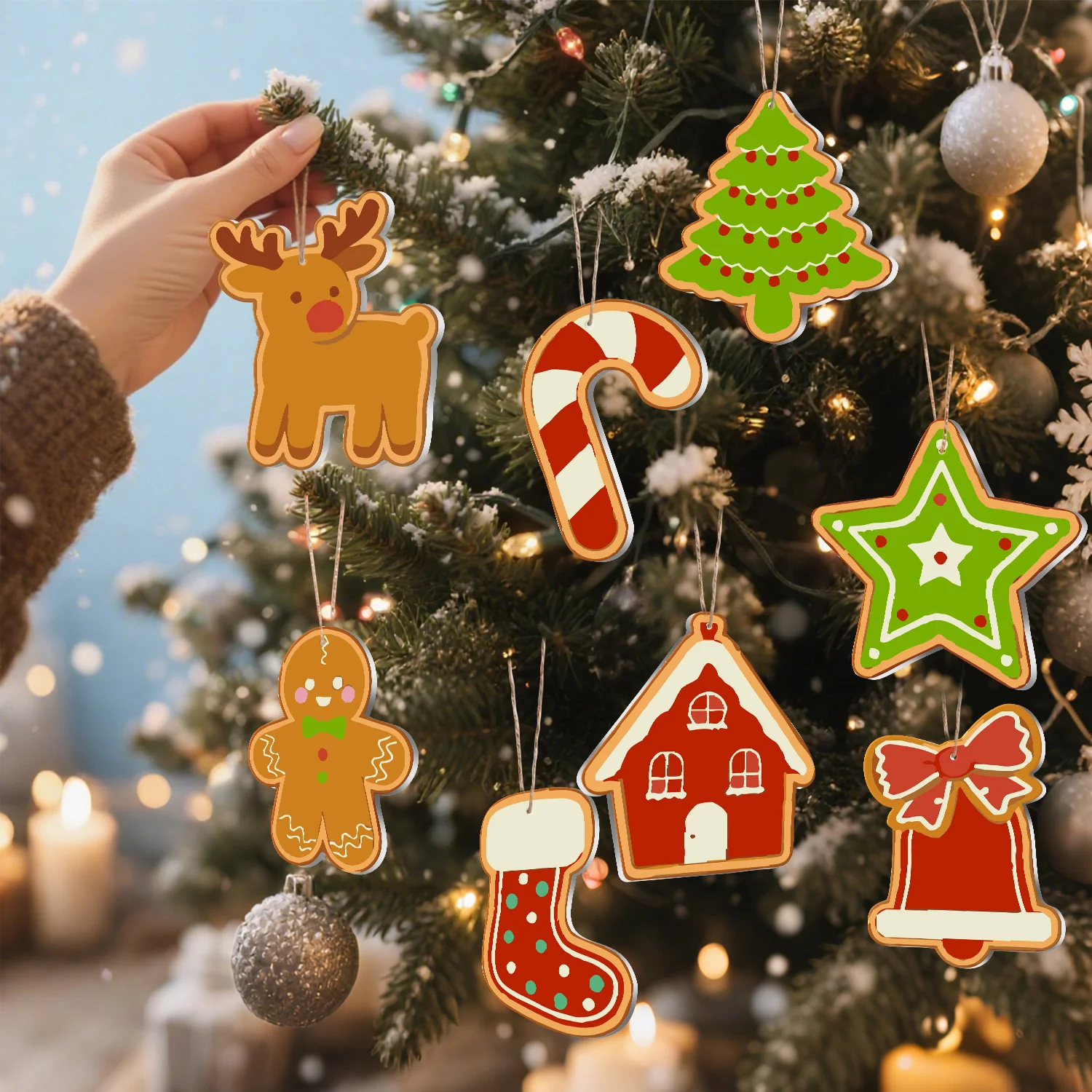 Rudolph’s Bakery Set – Large Christmas Ornaments - Image 9