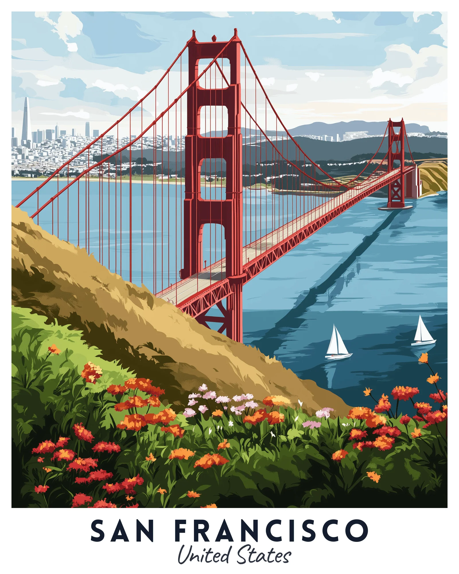 San Francisco Travel Poster - Image 2