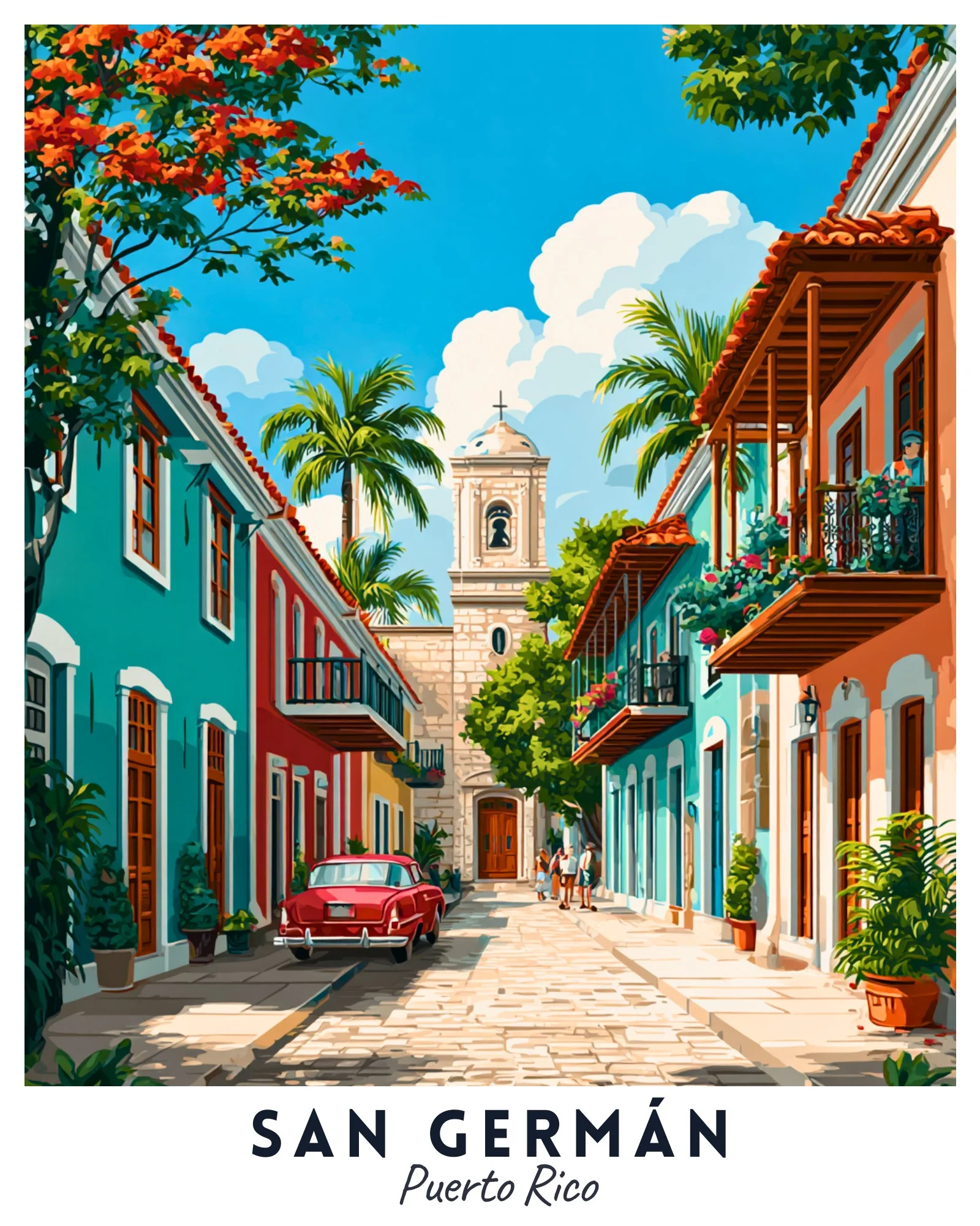 San Germán - Travel Poster - Image 4