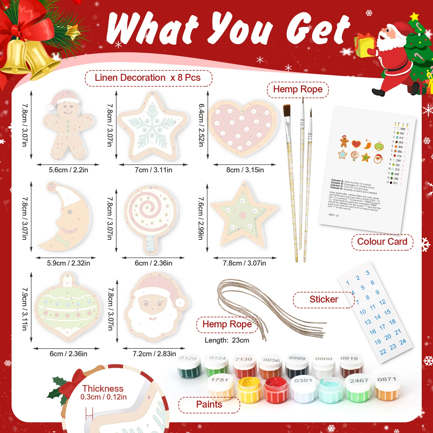 Santa’s Sweet – Christmas Ornaments - Image 3