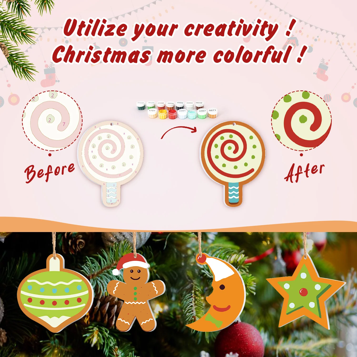 Santa’s Sweet – Christmas Ornaments - Image 5