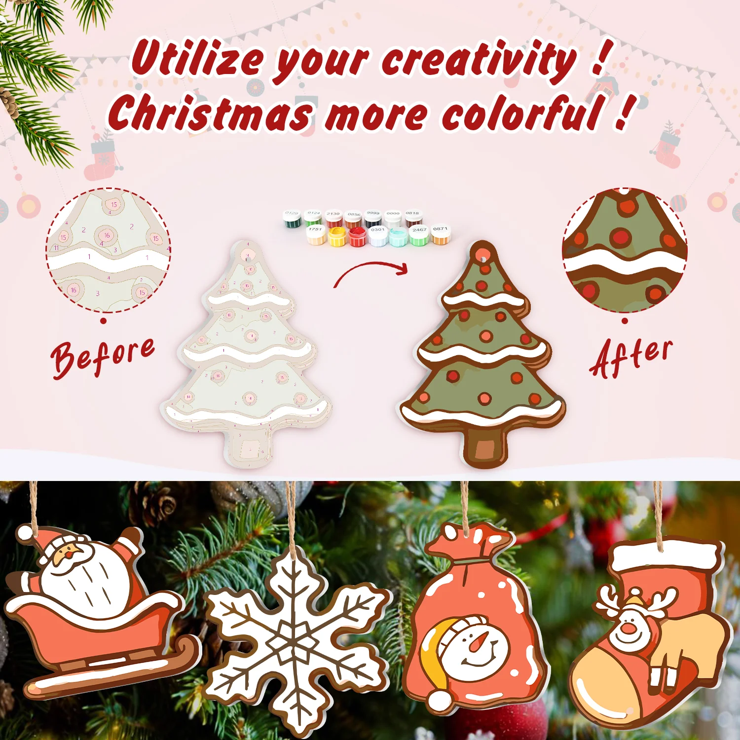 Santa’s Toy Parade – Large Christmas Ornaments - Image 5