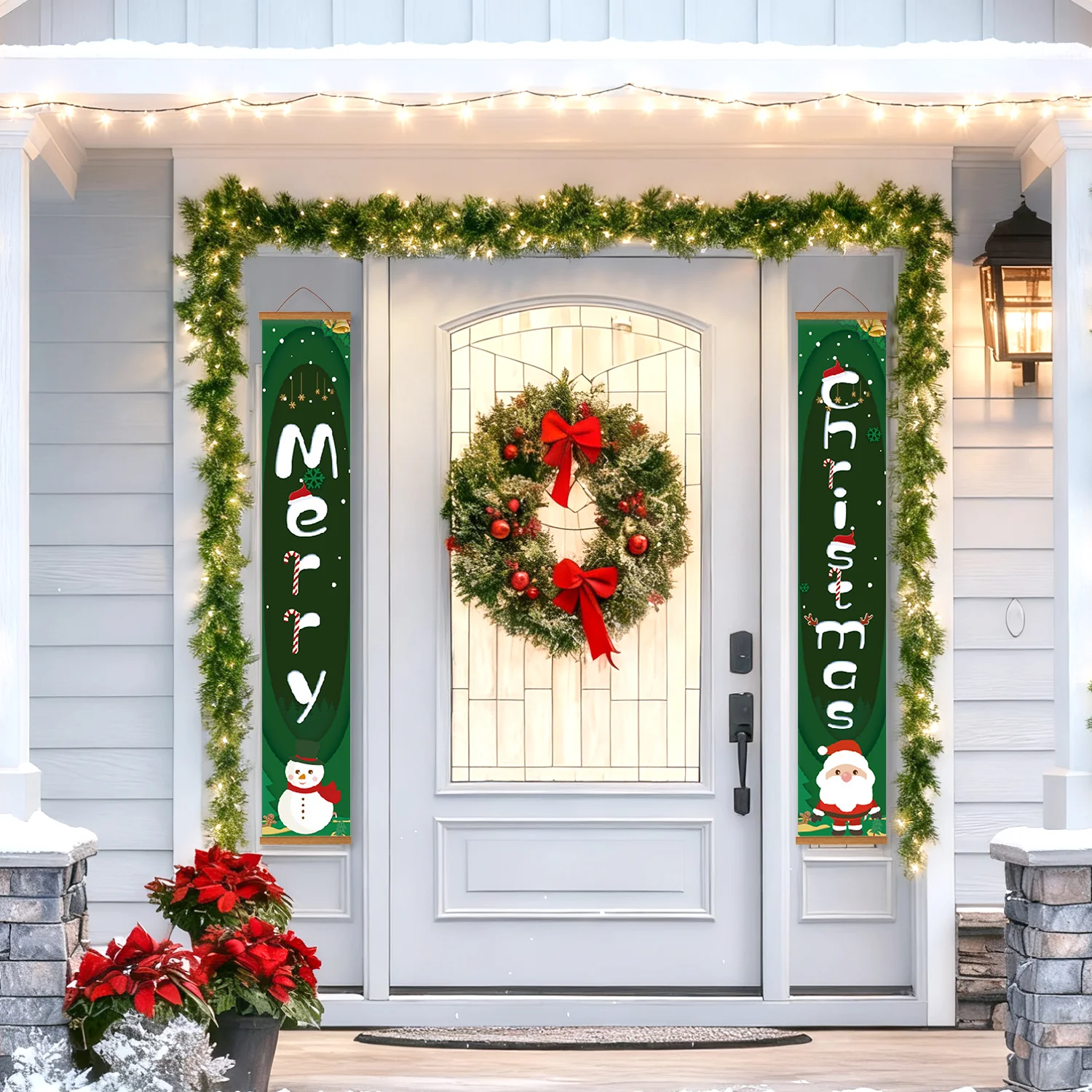 Santa & Snowman – Porch Sign - Image 15