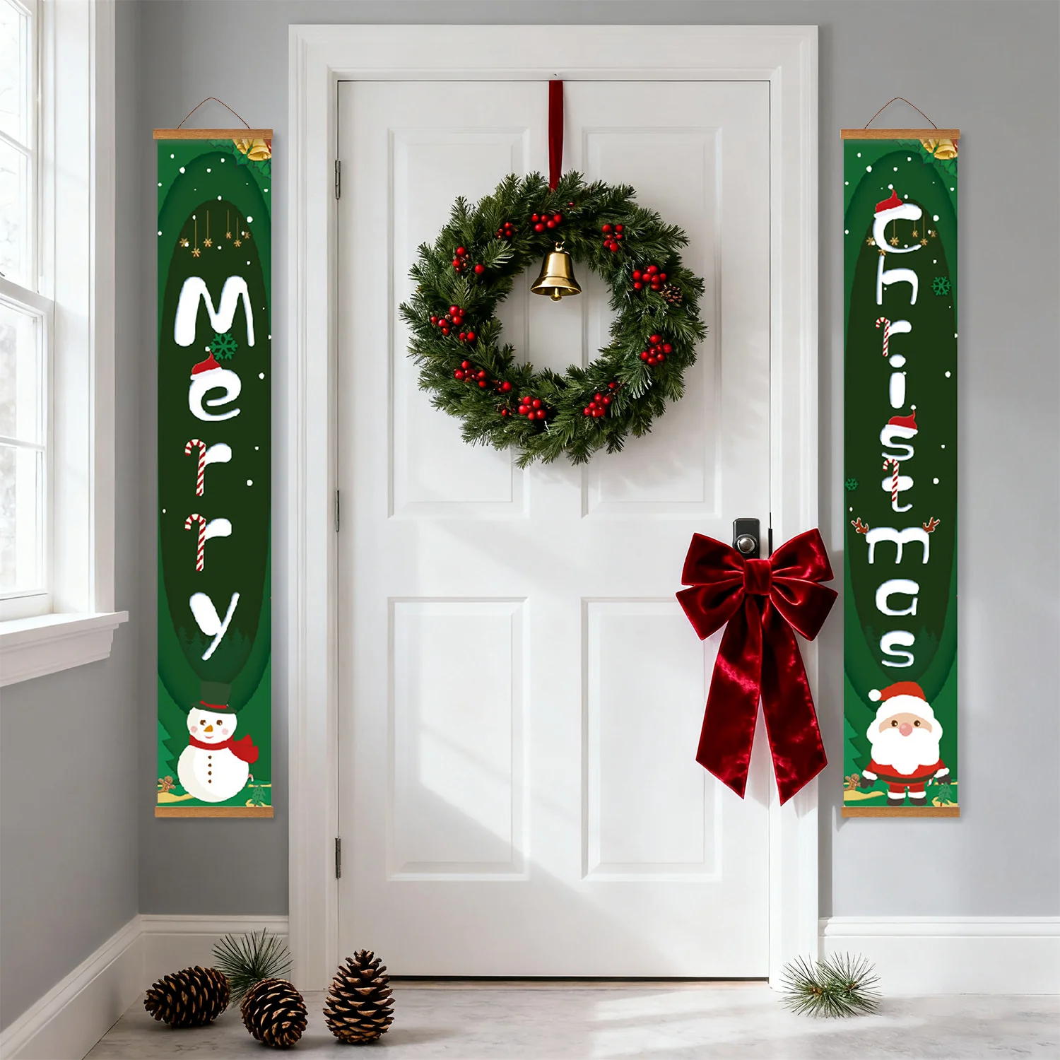 Santa & Snowman – Porch Sign - Image 16