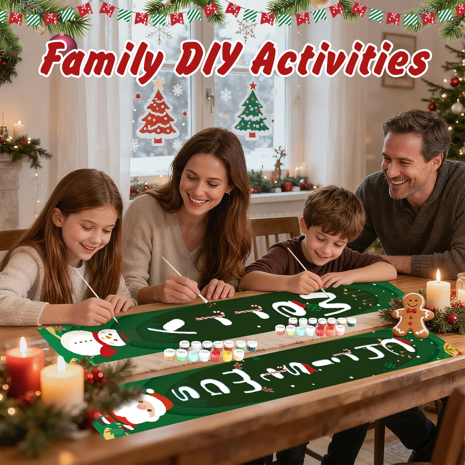 Santa & Snowman – Porch Sign - Image 4