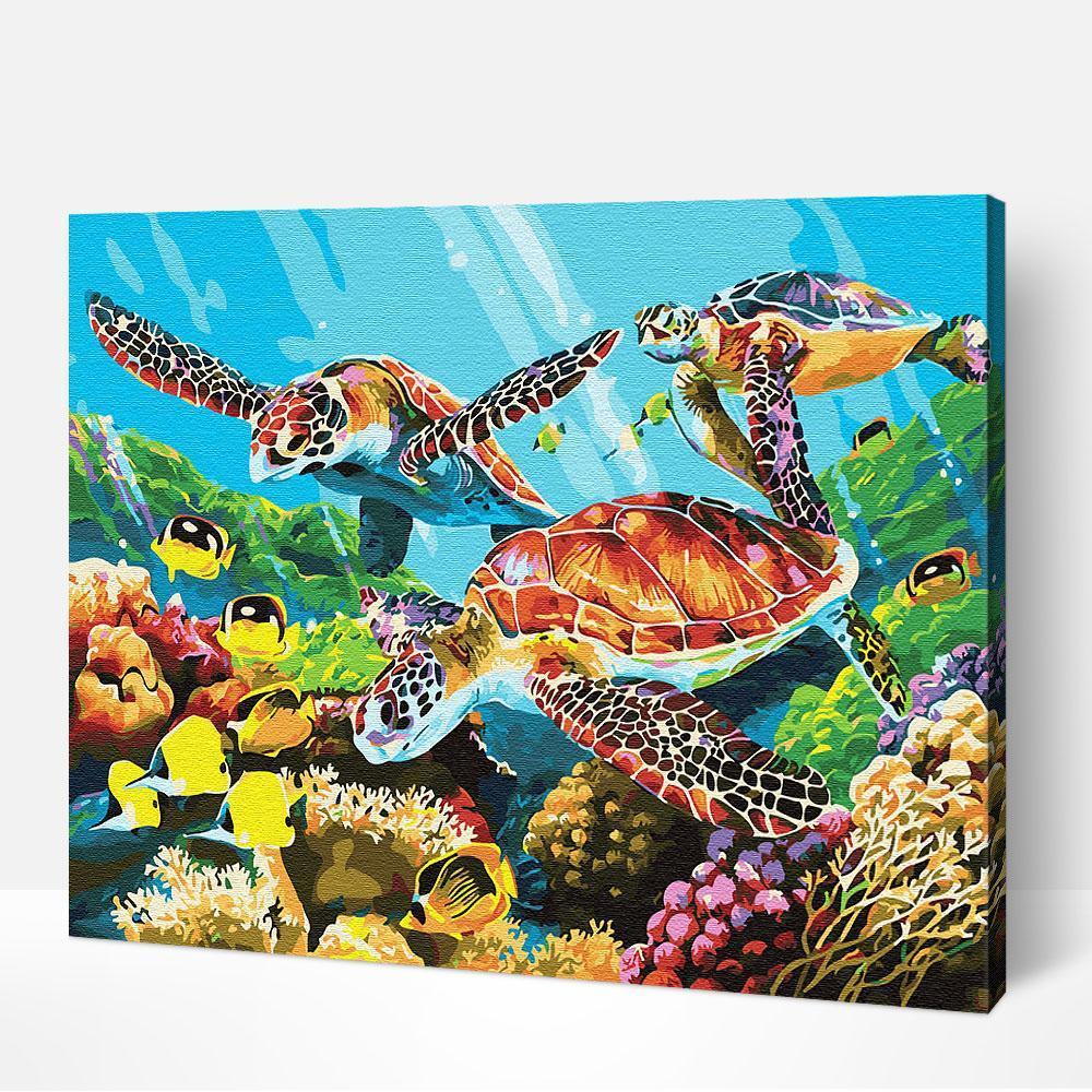 Sea Turtle Family - Image 4
