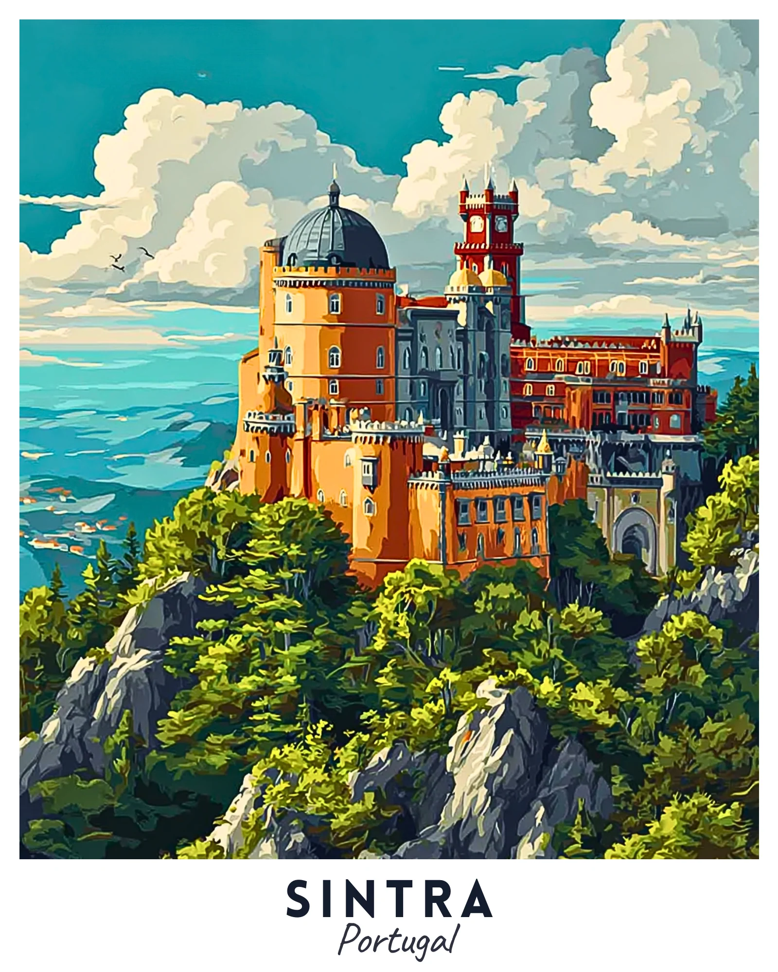 Sintra Travel Poster - Image 4