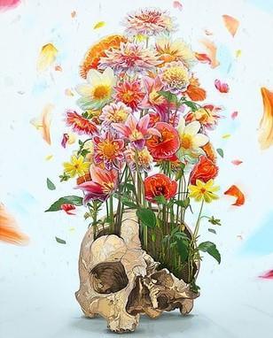 Skull Of Flowers - Image 4