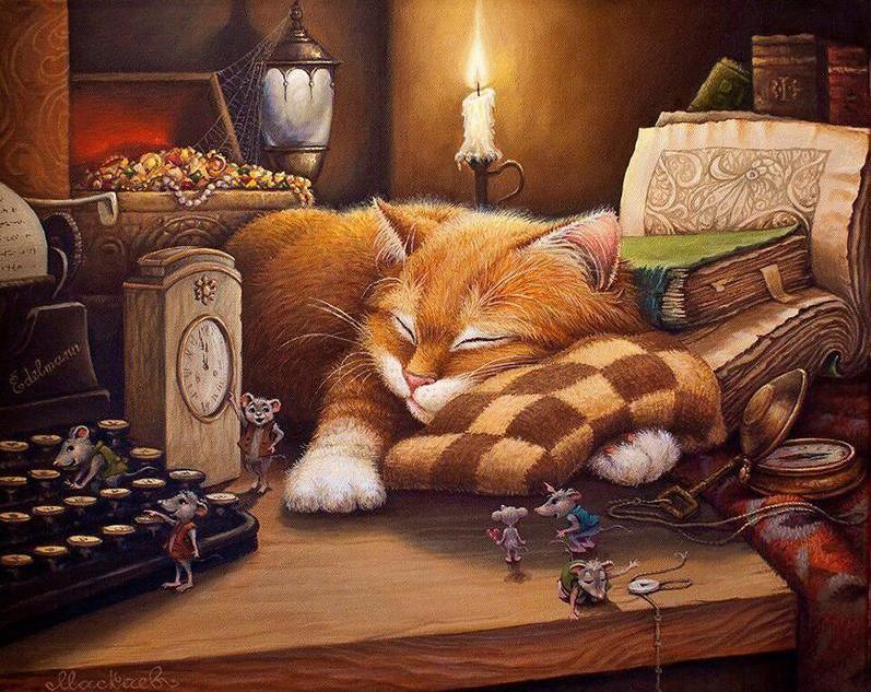 Sleeping Cat - Image 4