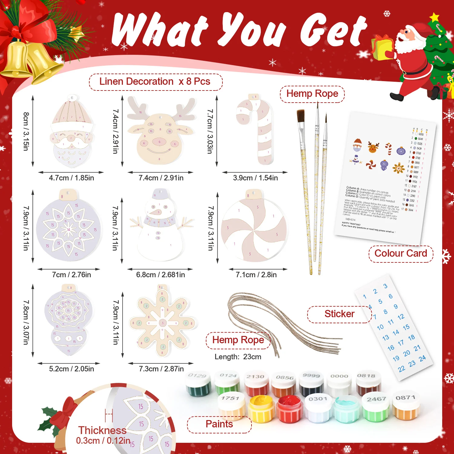 Snowflake Harmony – Christmas Ornaments - Image 3