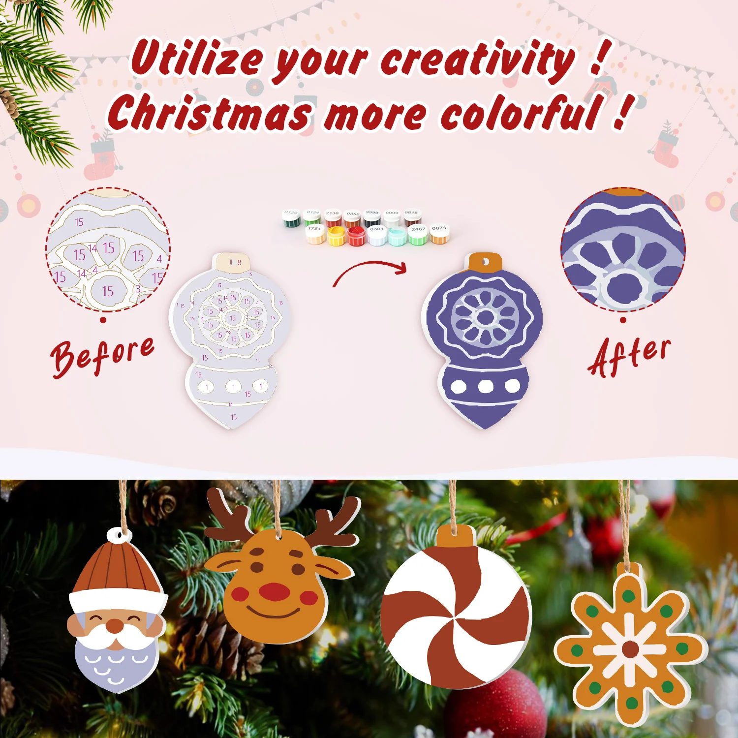 Snowflake Harmony – Christmas Ornaments - Image 5