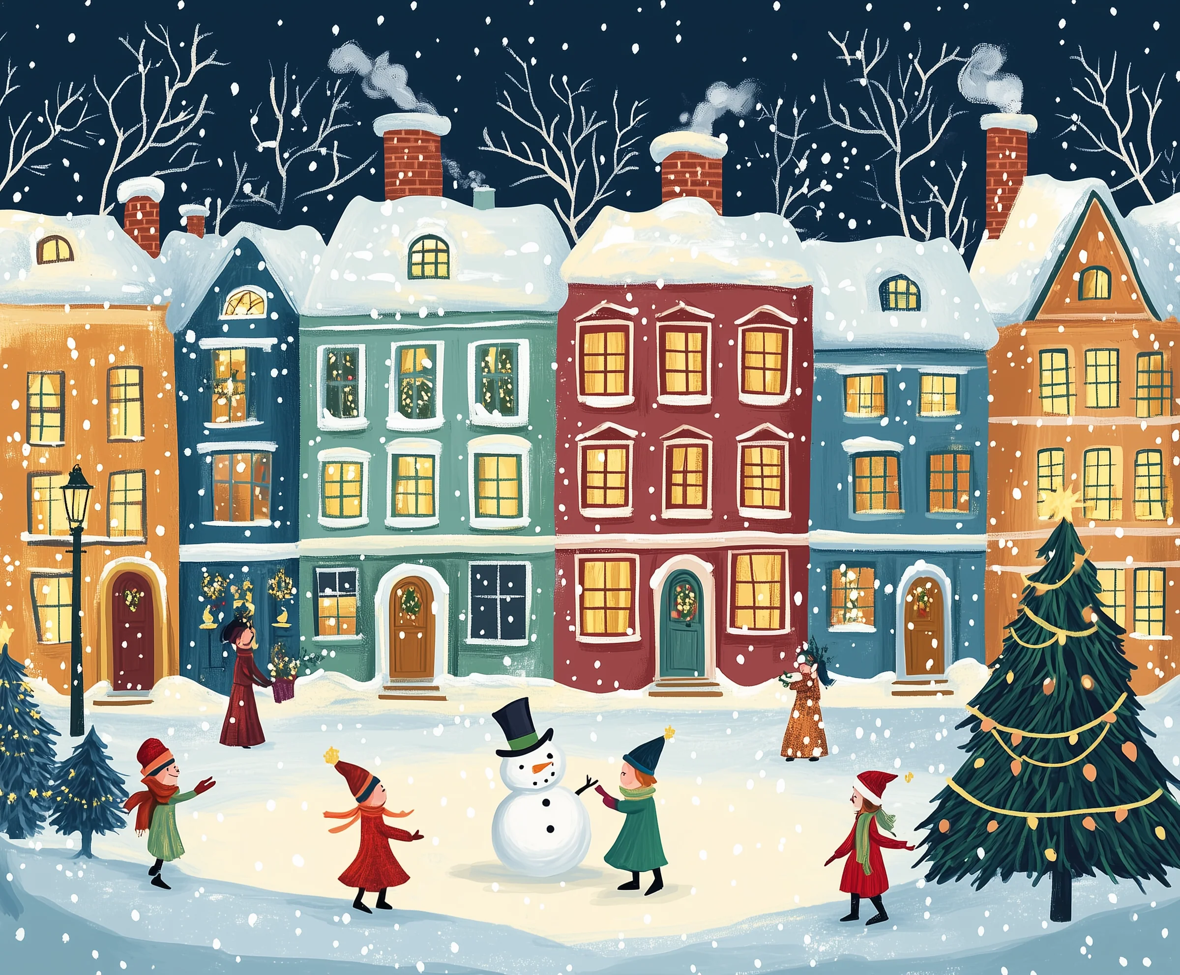 Snowy Village Cheer - Image 2