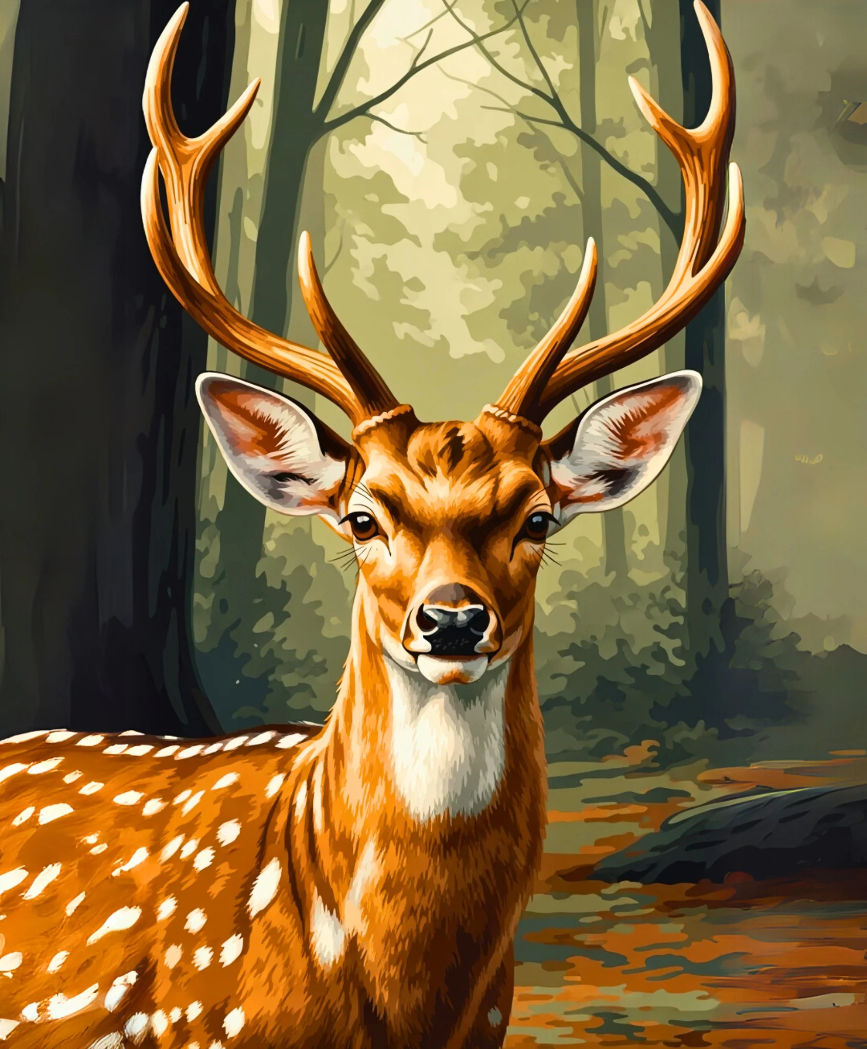 Stag in Stillness - Image 4