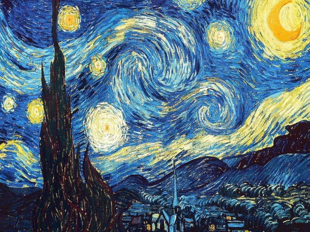 Starry Night - Vincent Van Gogh - Image 4