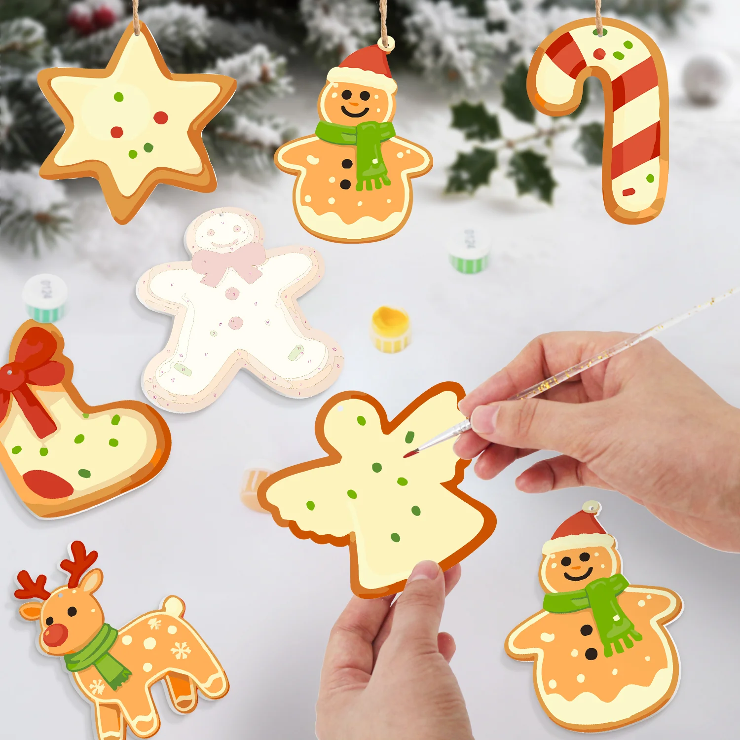 Sugar & Snow Delight – Large Christmas Ornaments - Image 7