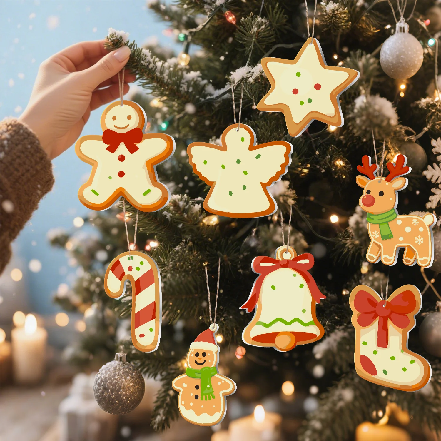Sugar & Snow Delight – Large Christmas Ornaments - Image 9