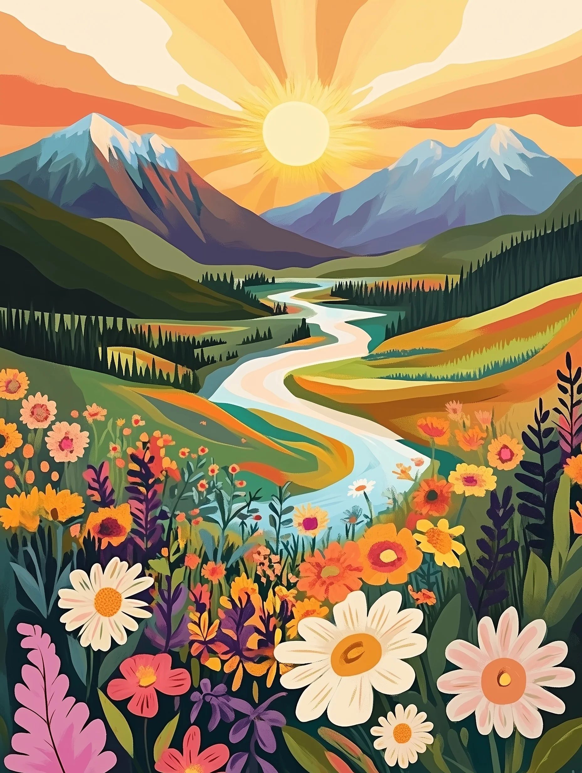 Sun-Kissed Fields - Image 2