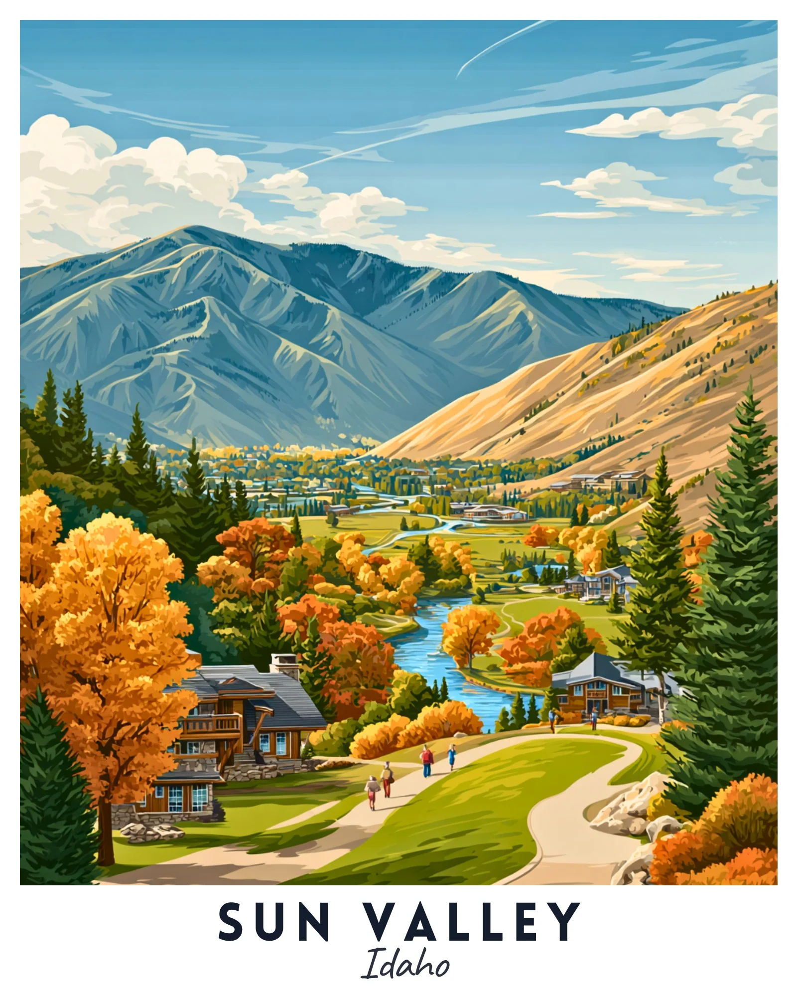 Sun Valley - Travel Poster - Image 4