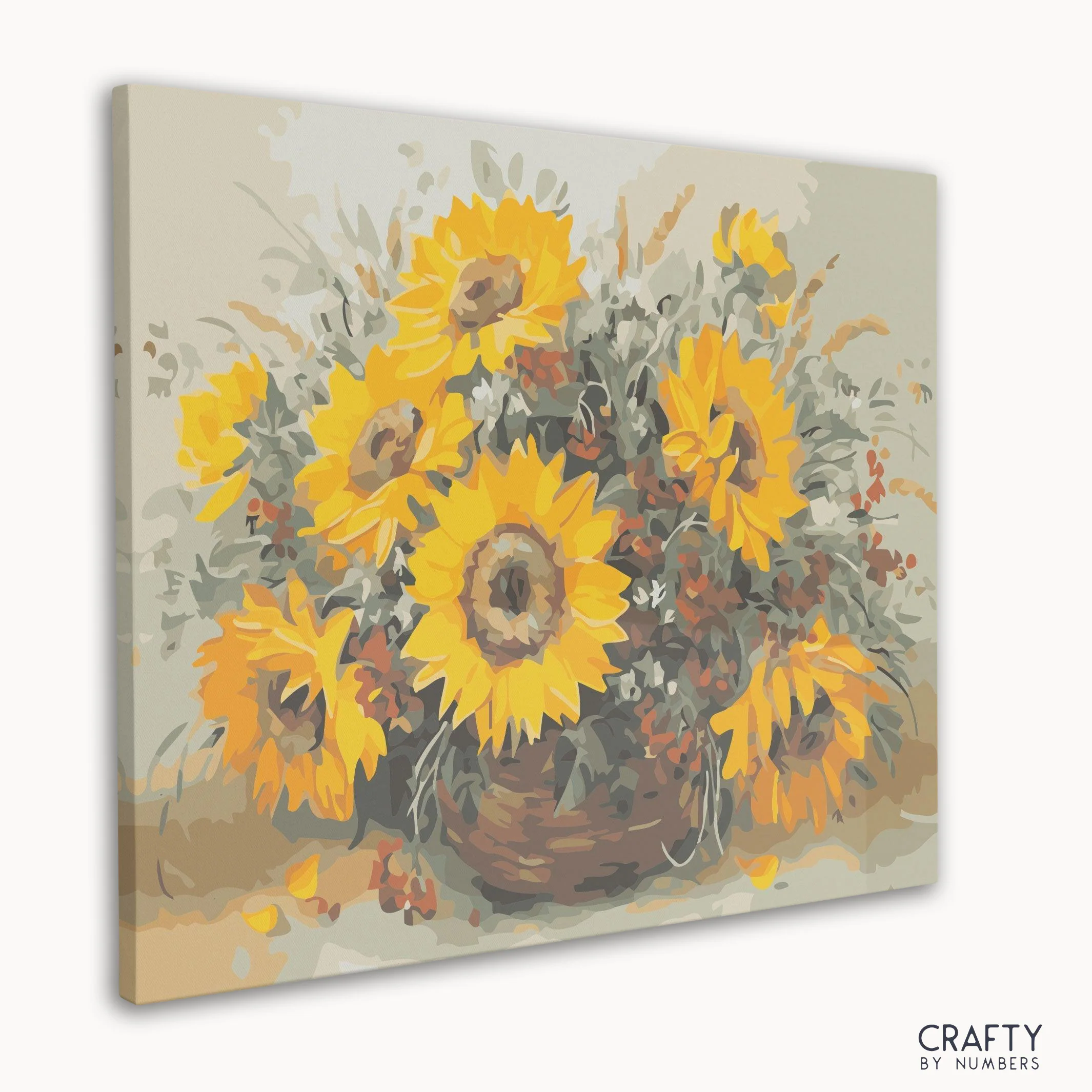 Sunflowers Oil Art - Image 3