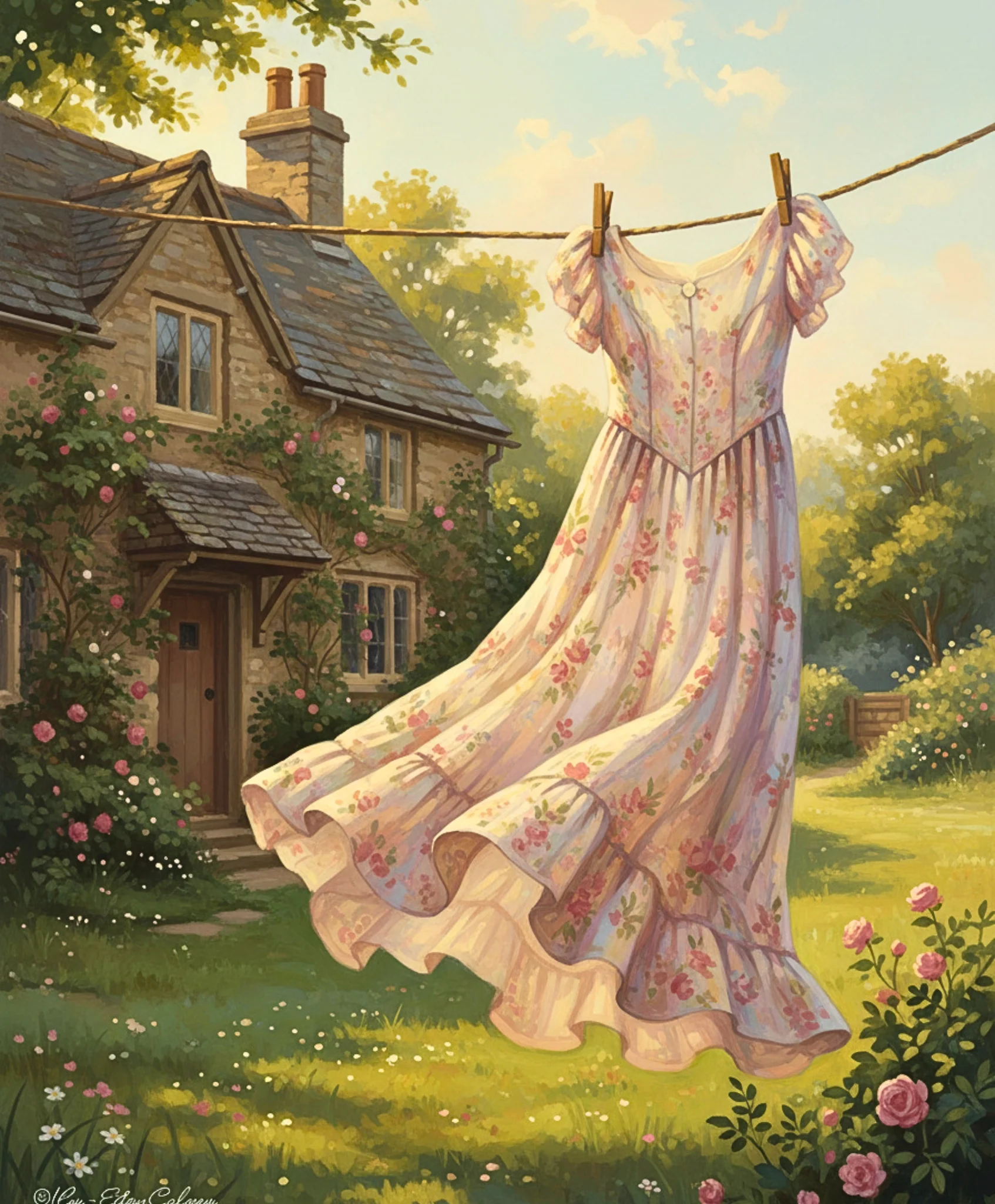 Sunlit Cottage Dress - Image 4
