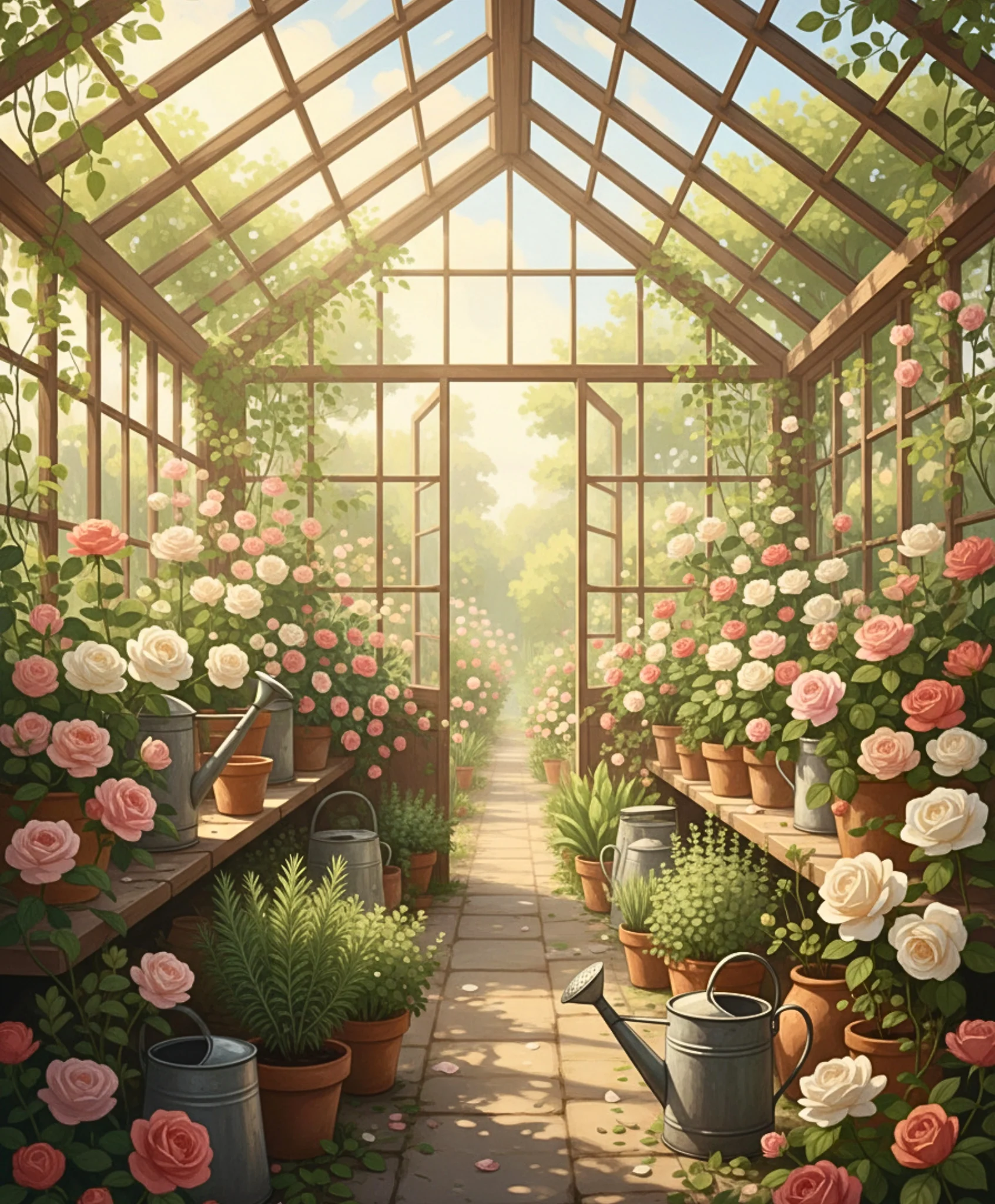 Sunlit Rose Conservatory - Image 4