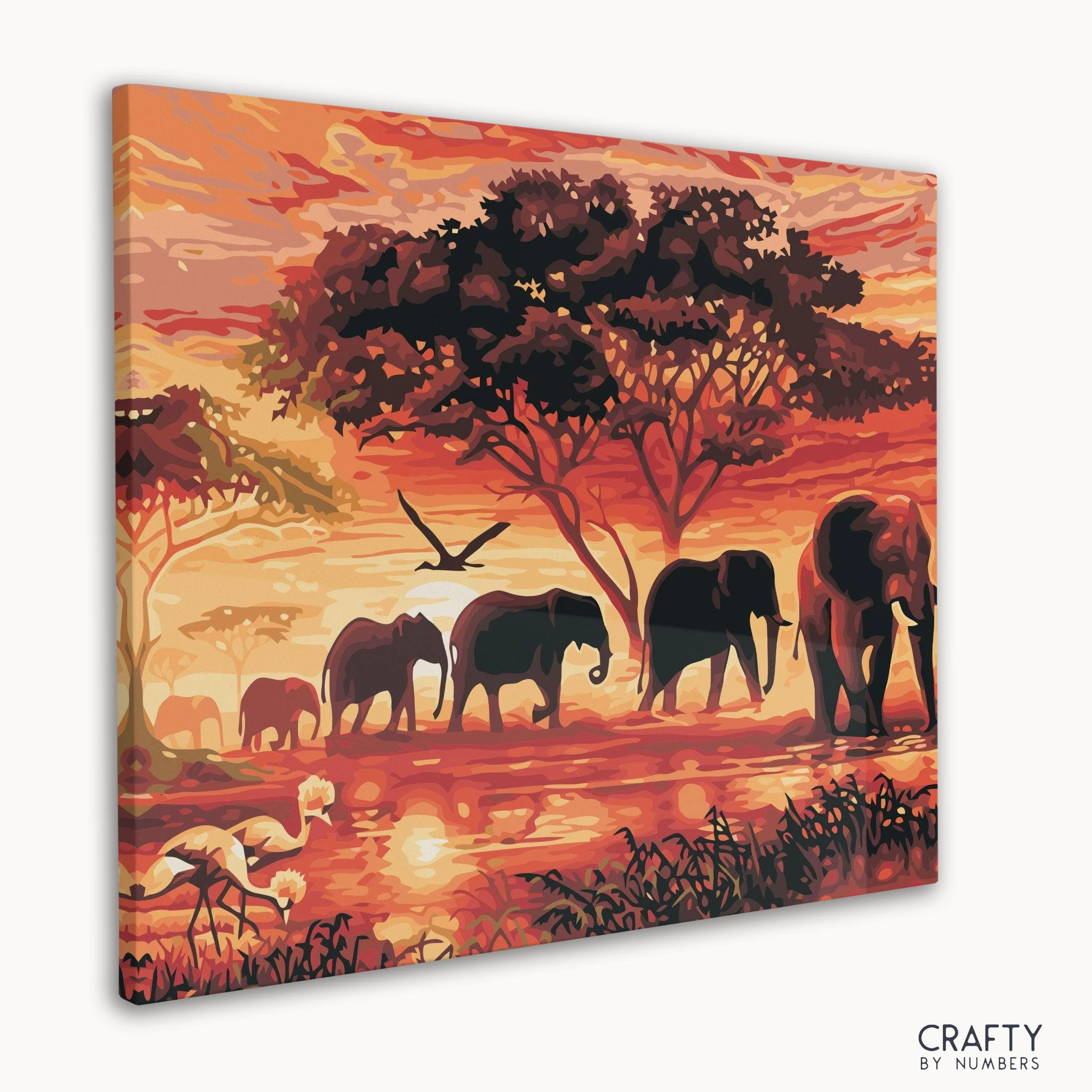 Sunset Elephants - Image 3