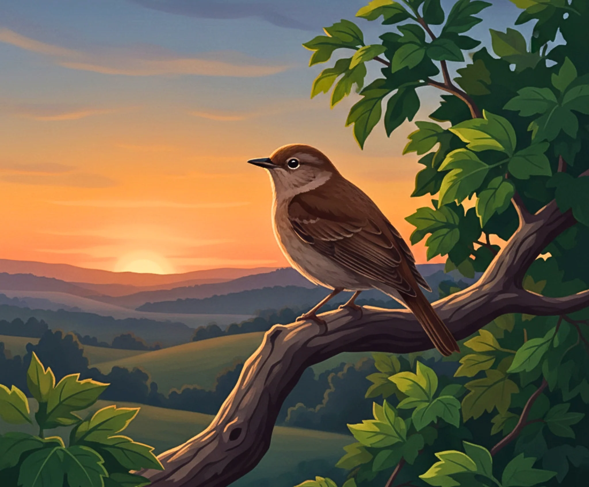 Sunset Meadow Songbird - Image 4