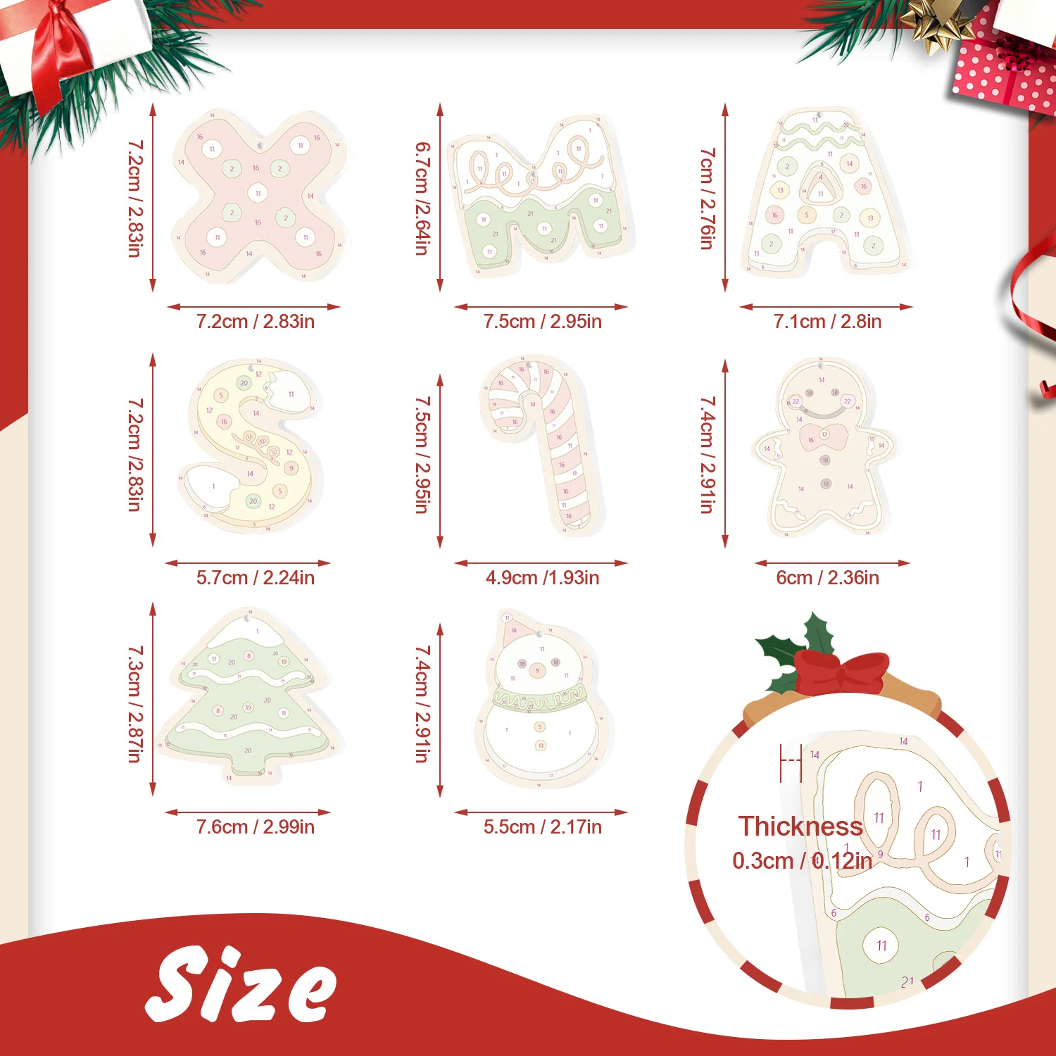 Sweet Christmas Letters – Christmas Ornaments - Image 2