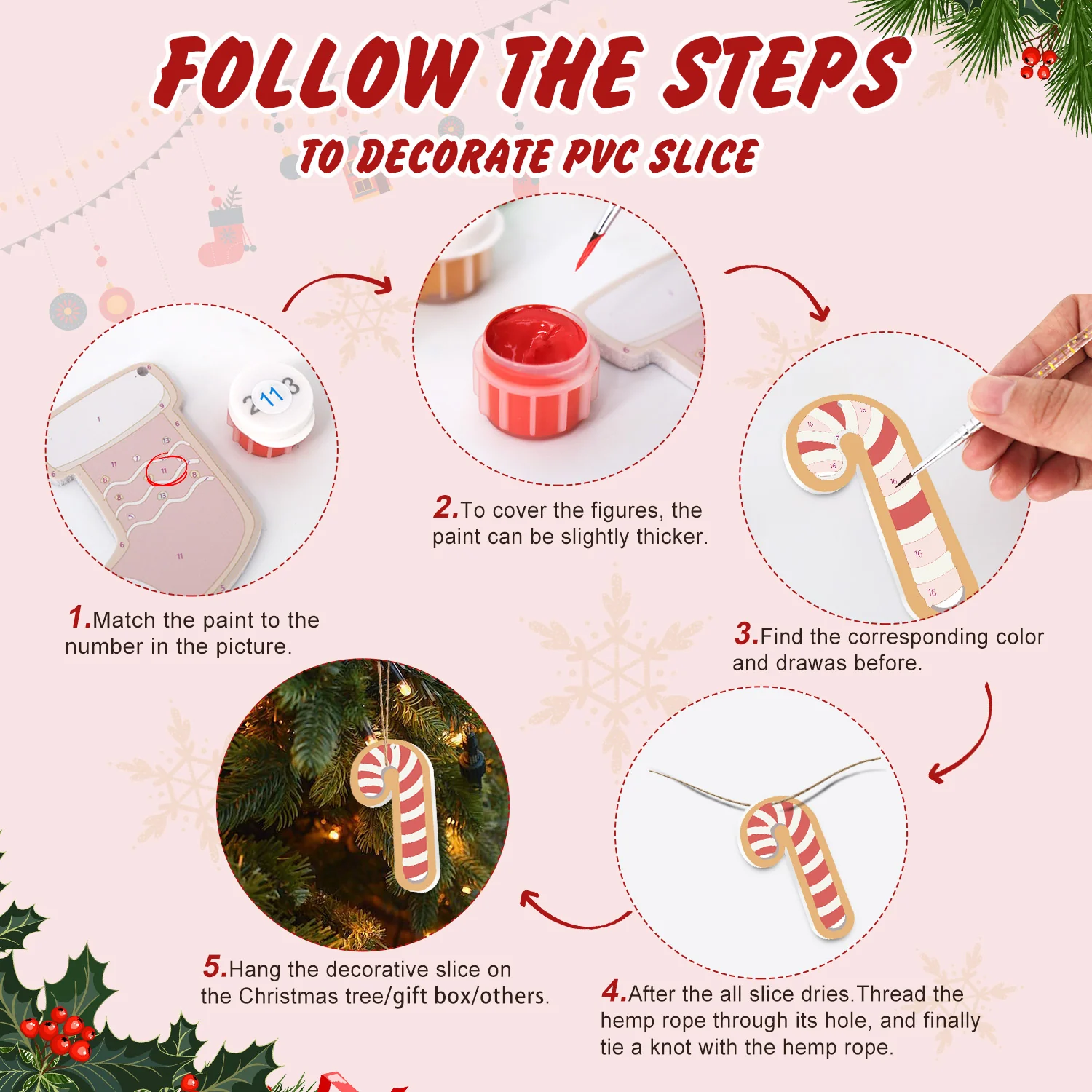 Sweet Christmas Letters – Christmas Ornaments - Image 4