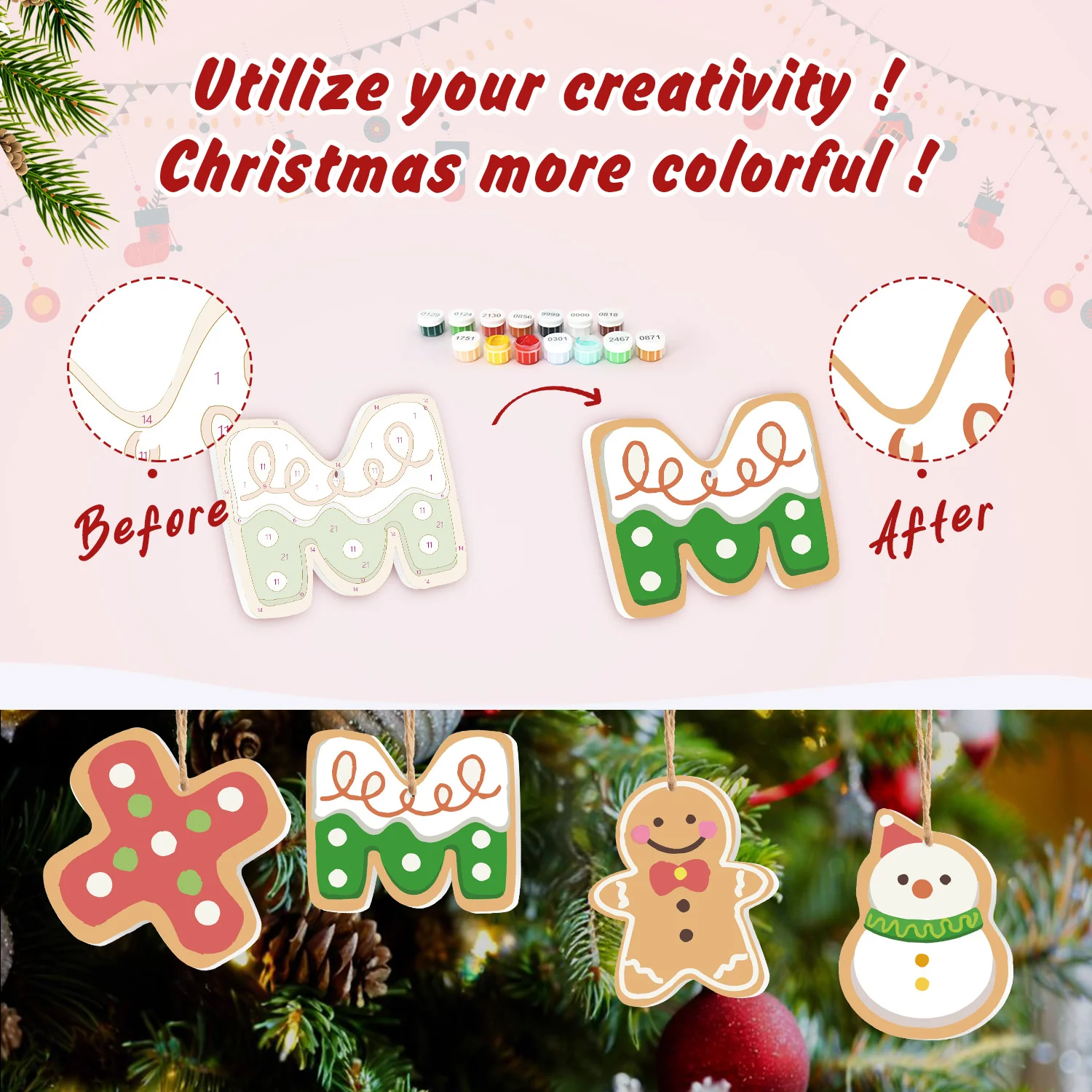 Sweet Christmas Letters – Christmas Ornaments - Image 5