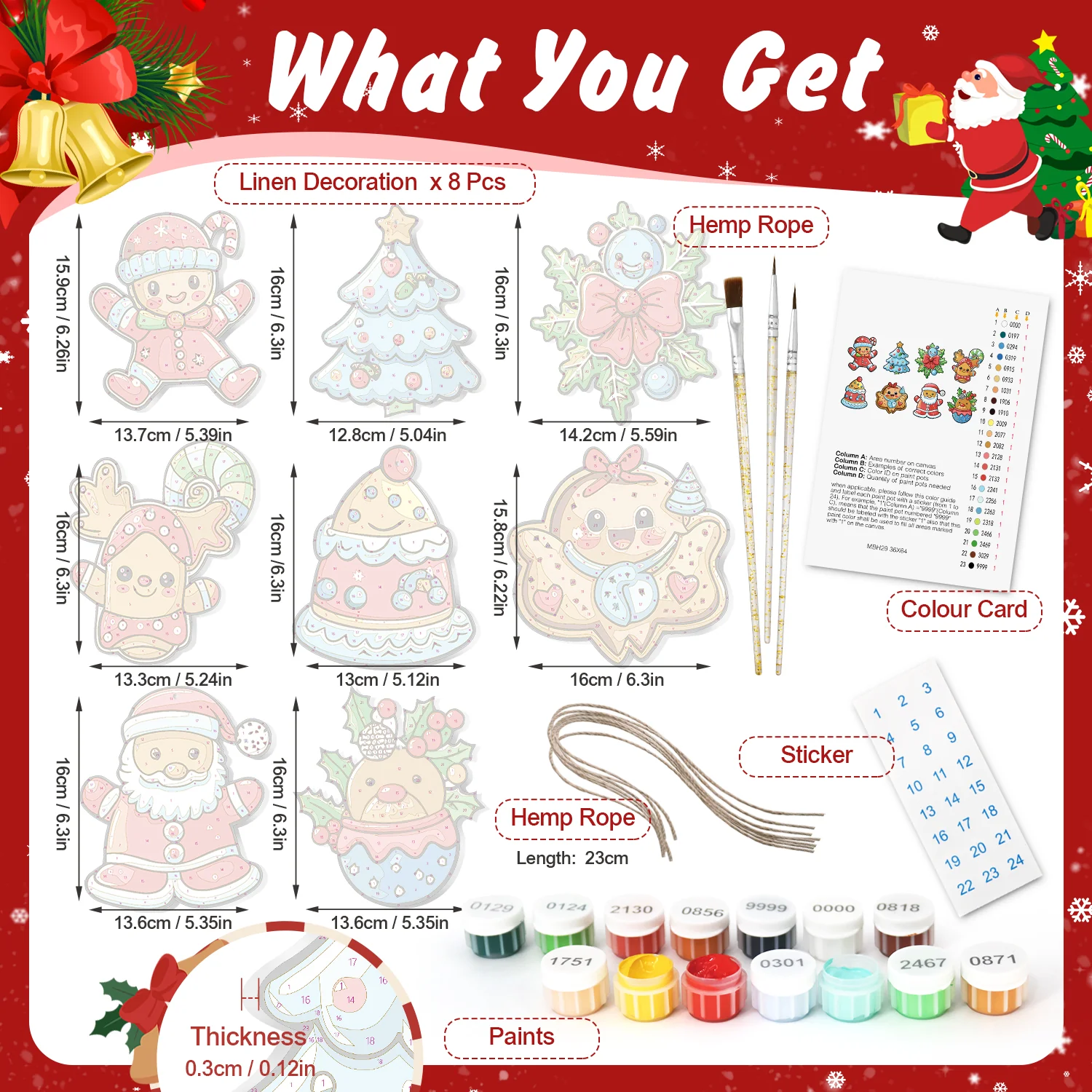 Sweet Christmas Party – Large Christmas Ornaments - Image 3